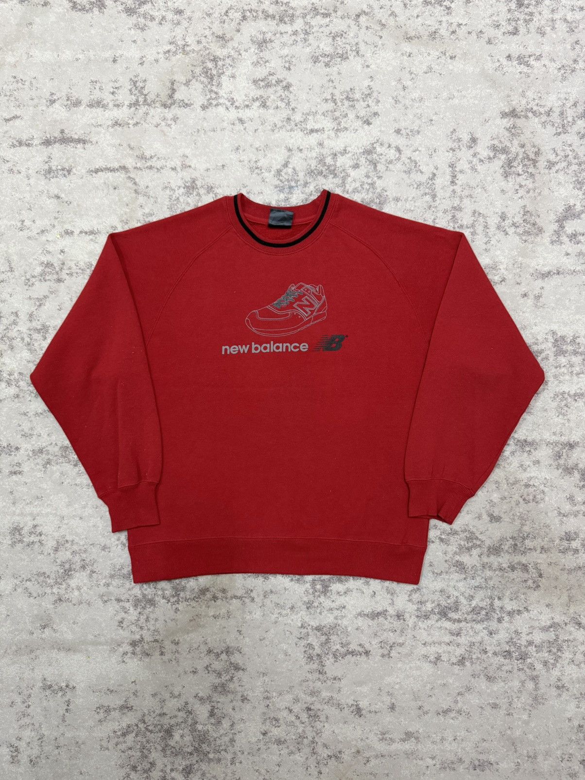 New Balance Vintage Y2K New Balance Biglogo Sweatshirt Size US S / EU 44-46 / 1 - 3 Thumbnail