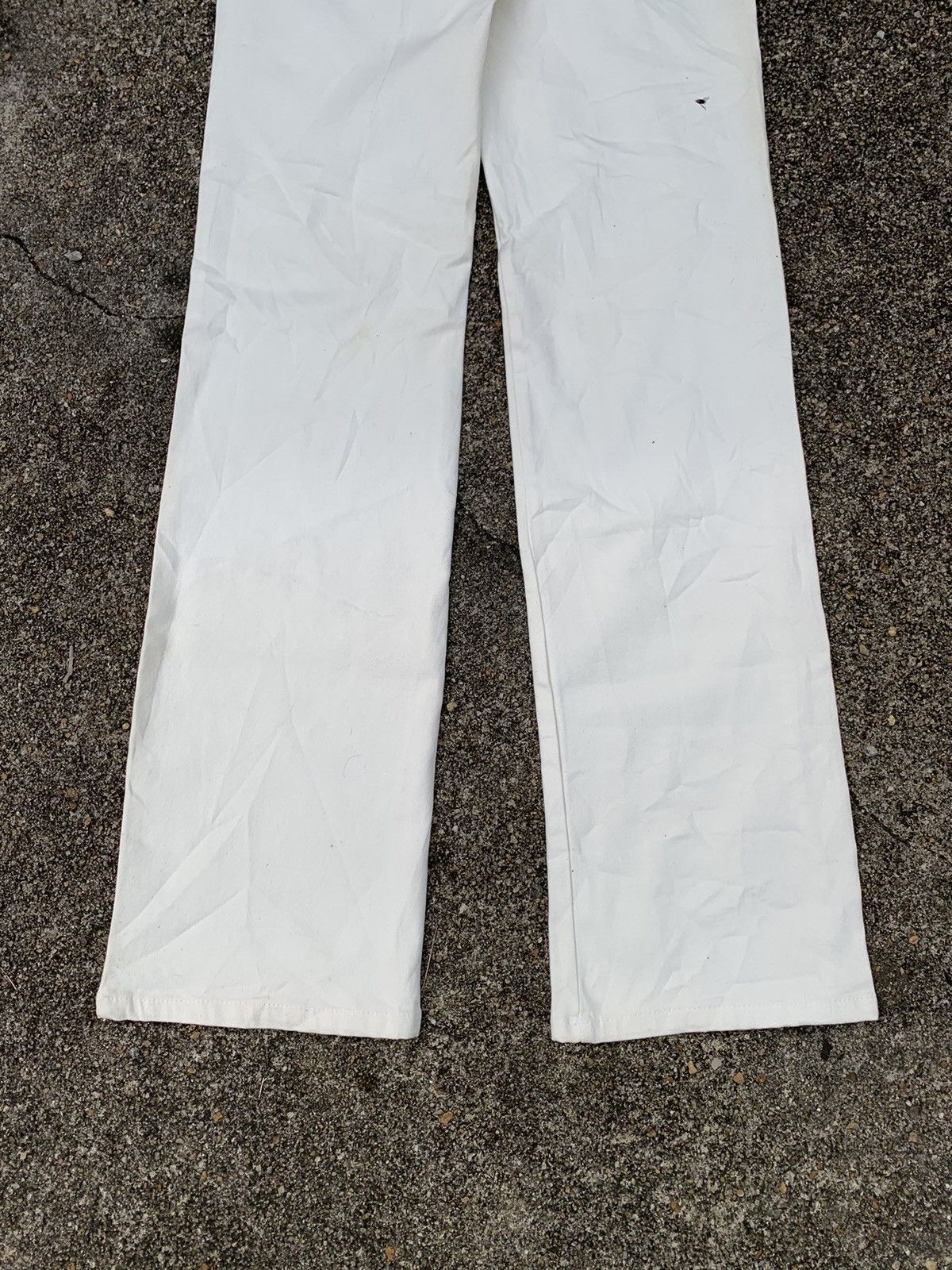 Japanese Brand × Vintage Steals! Vintage NOS Big G Blue Jeans Japan Cream Denim Size US 29 - 8 Thumbnail