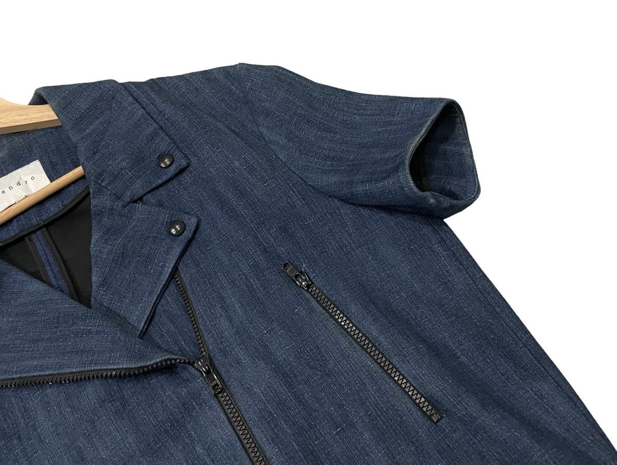 Sandro Vintage Sandro Double Collar Short Sleeve Jacket Size US M / EU 48-50 / 2 - 8 Thumbnail