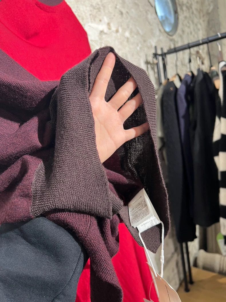 Y's Y's Color-block irregular wool pullover Cape sweater Size US M / EU 48-50 / 2 - 7 Thumbnail