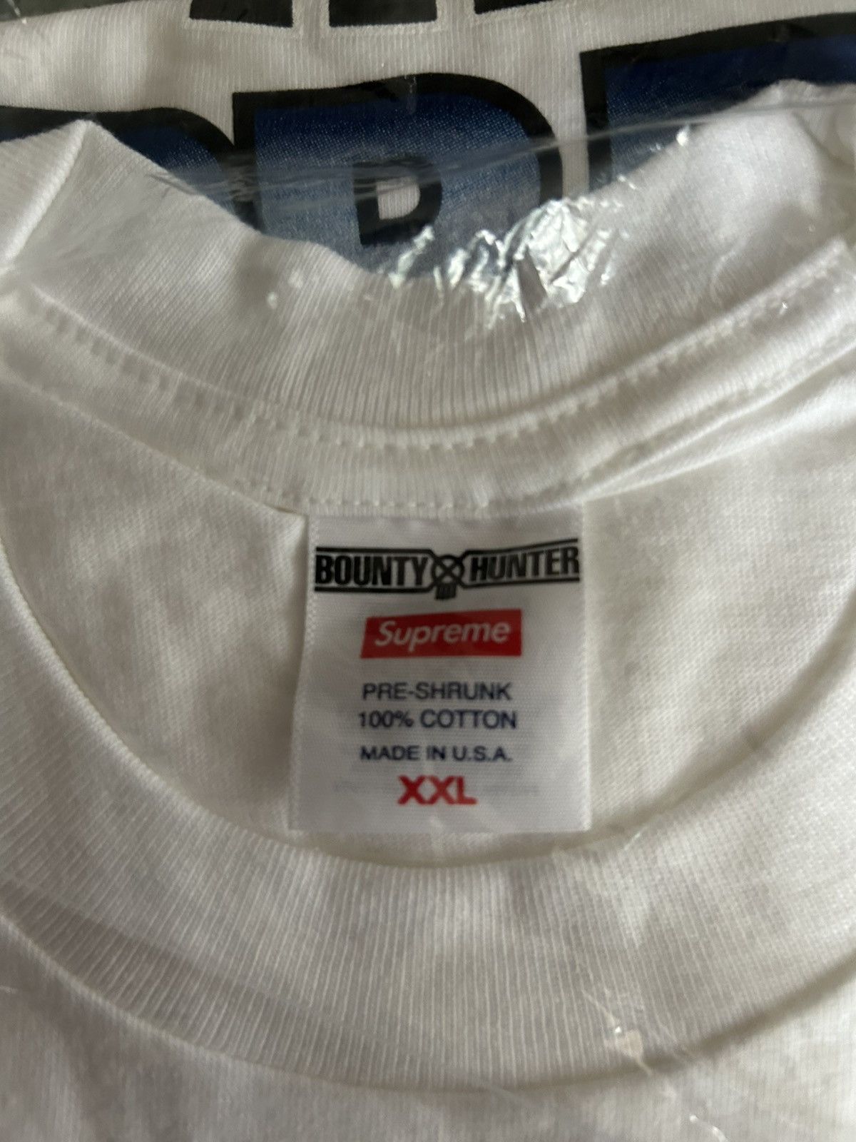 Bounty Hunter × Supreme Supreme Bounty Hunter Wolf Tee White XXL FW23 Size US XXL / EU 58 / 5 - 6 Thumbnail