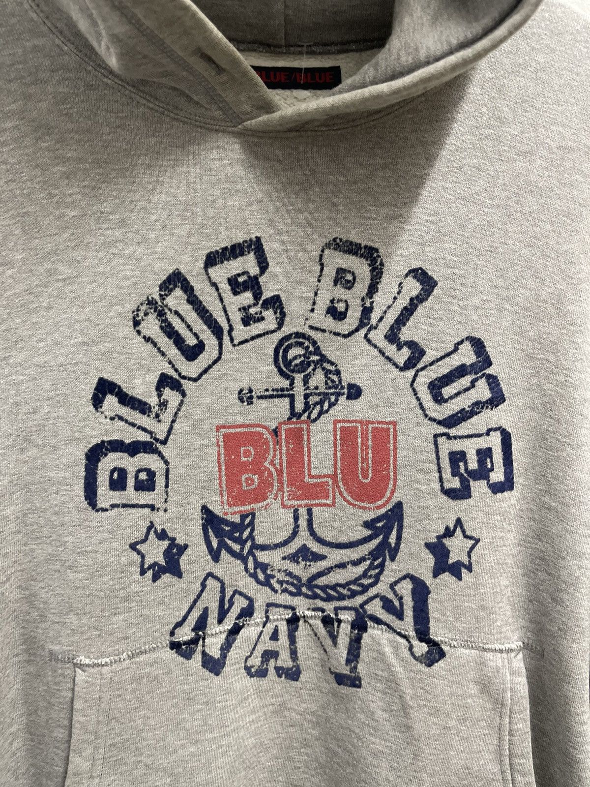 Blue Blue Japan Vintage BLUE BLUE JAPAN Hoodie Sweatshirt Size US M / EU 48-50 / 2 - 2 Thumbnail