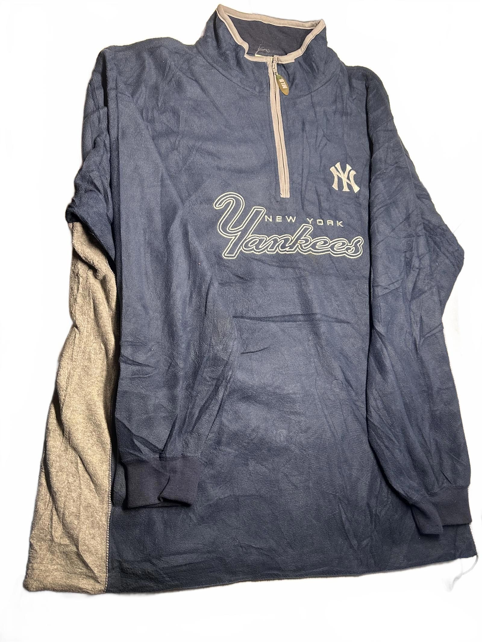 New York Yankees New York Yankees Quarter Zip Pullover Size US XL / EU 56 / 4 - 3 Thumbnail