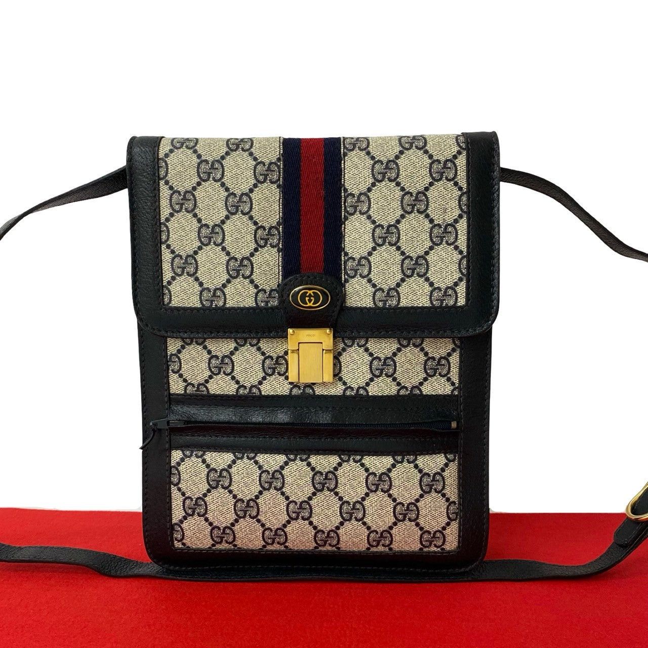 Gucci Gucci Shoulder Bag Blue Leather Size ONE SIZE - 1 Thumbnail