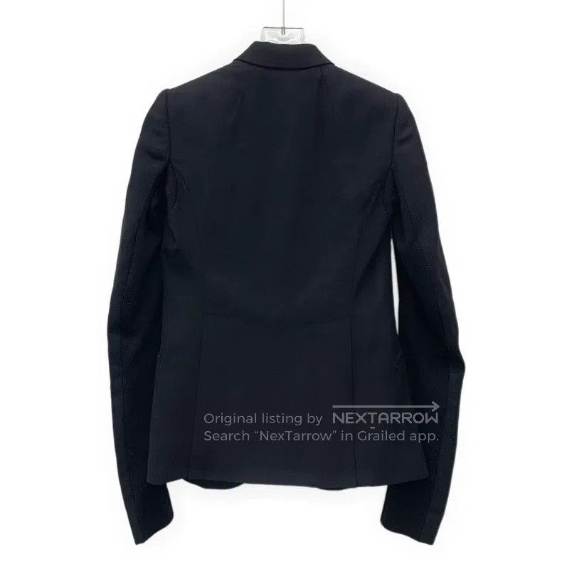 Rick Owens Rick Owens Black wool lapel single button long sleeve blaz Size XS / US 0-2 / IT 36-38 - 2 Thumbnail