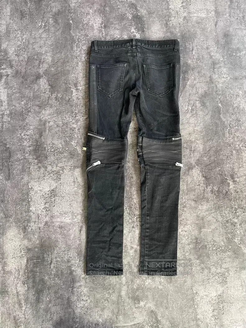 Saint Laurent Paris Saint Laurent Paris Multi-Zipper Sheepskin Patch Leather B Size US 30 / EU 46 - 2 Thumbnail