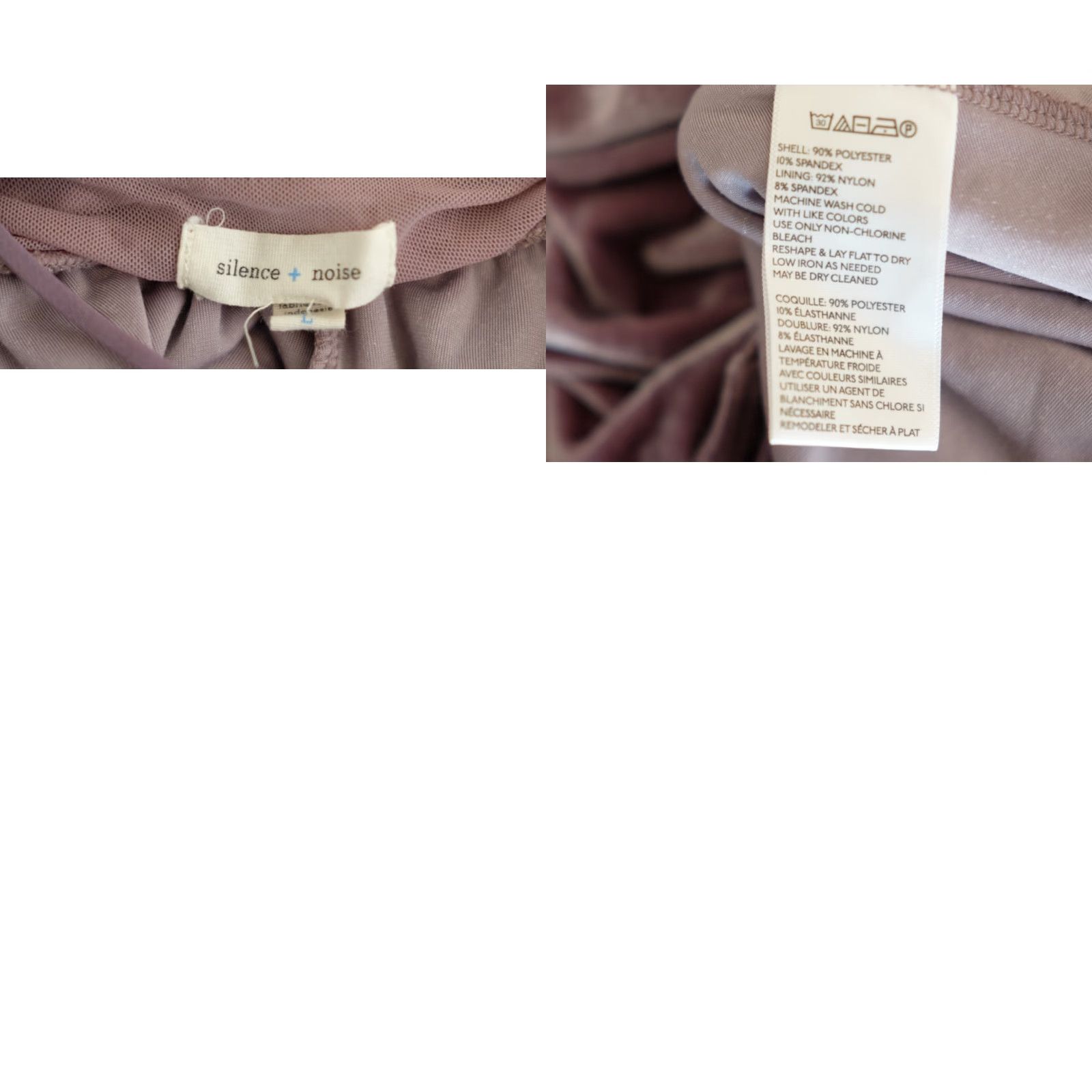 Vintage Silence + Noise Romper Womens L Velvet Stretch Spaghetti Straps Showgirl #A1-64 Size 36" / US 14 / IT 50 - 8 Thumbnail
