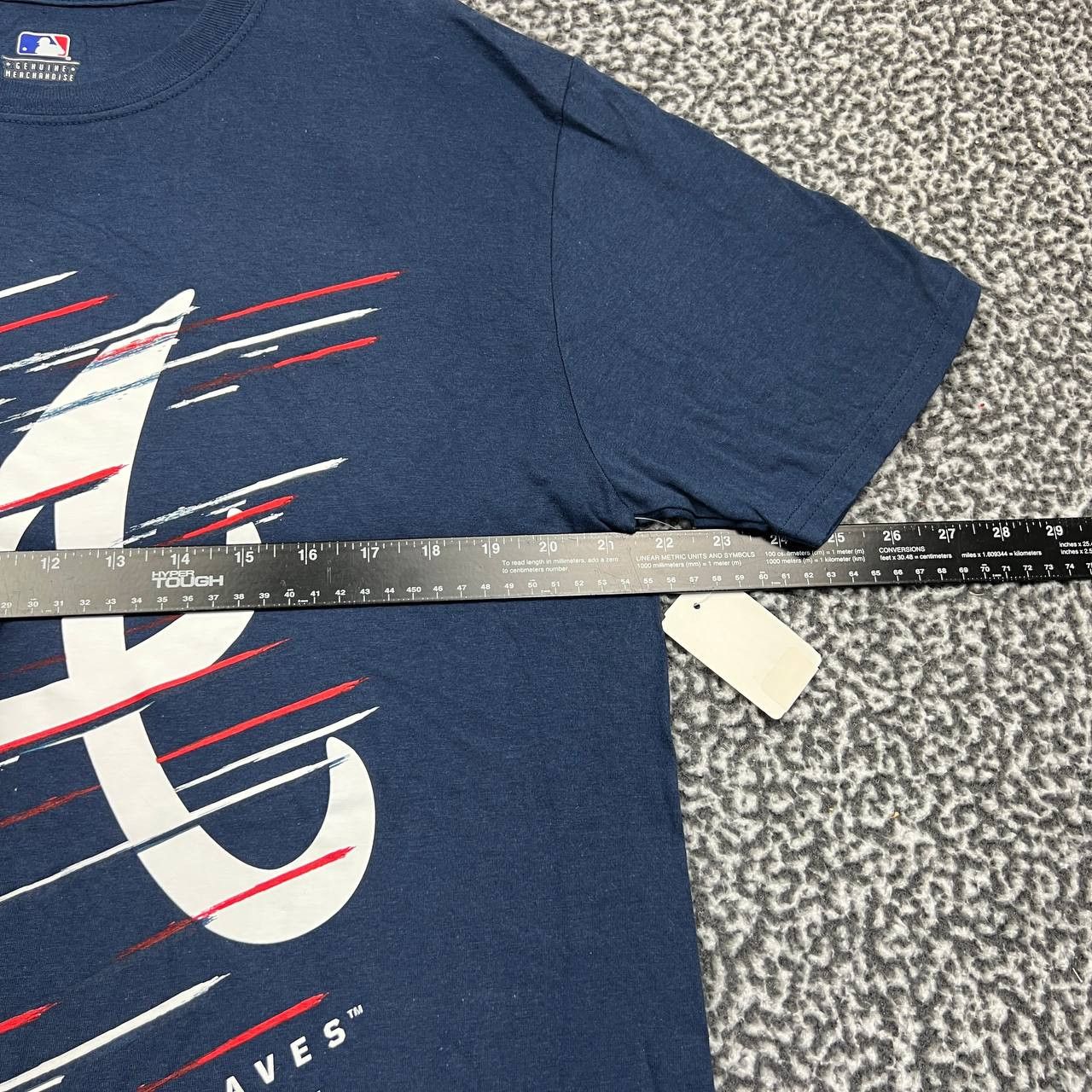 MLB Atlanta Braves Shirt Men Blue MLB Crew Neck Cotton New L Size US L / EU 52-54 / 3 - 3 Thumbnail