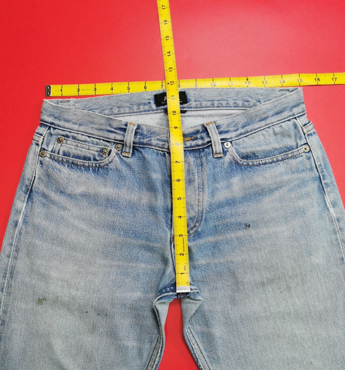 A.P.C. Thrashed APC Selvedge Jeans Size US 30 / EU 46 - 13 Thumbnail