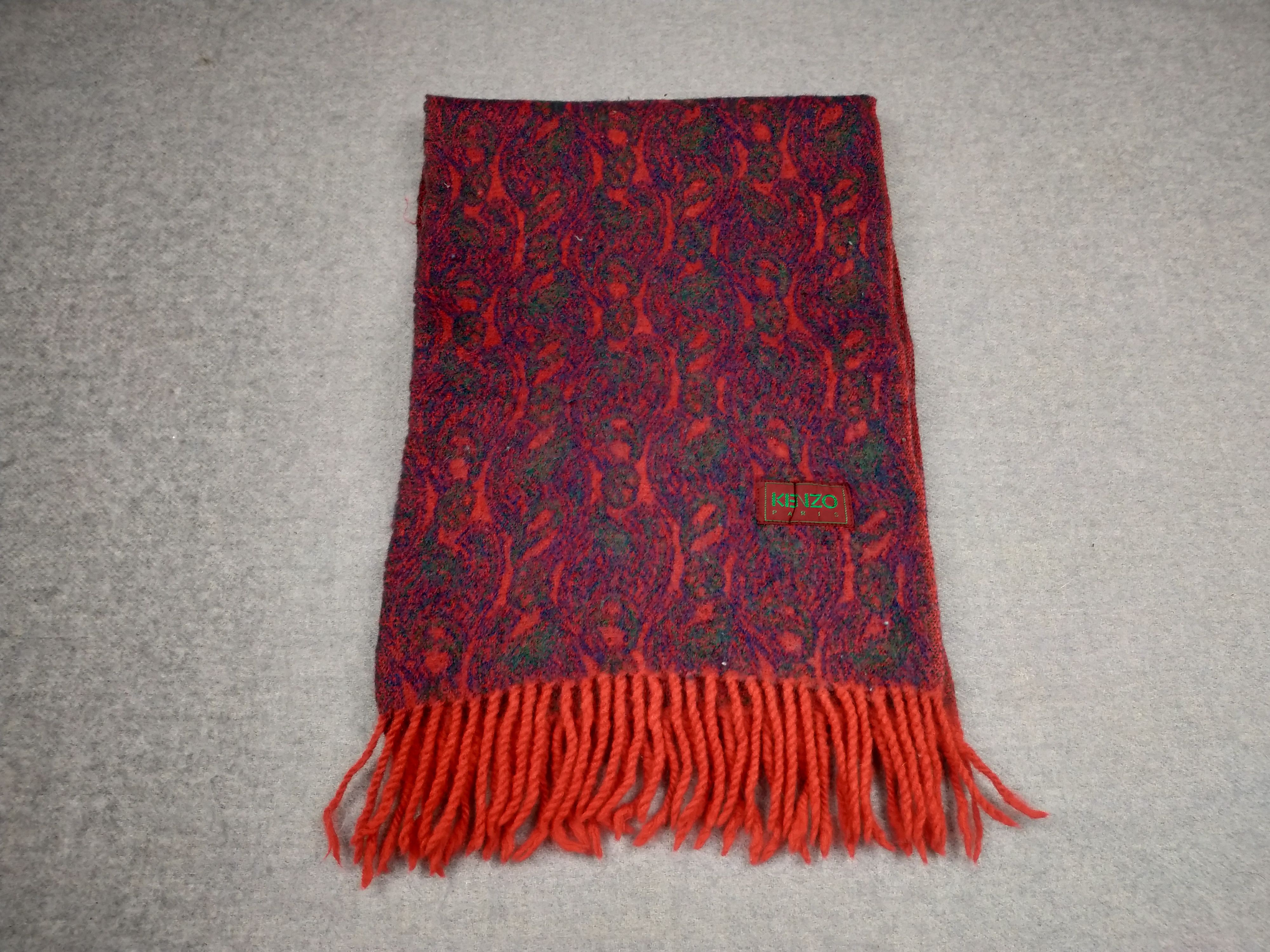 Vintage Kenzo Scarf / Muffler / Neckwear - WW730 Size ONE SIZE - 1 Thumbnail