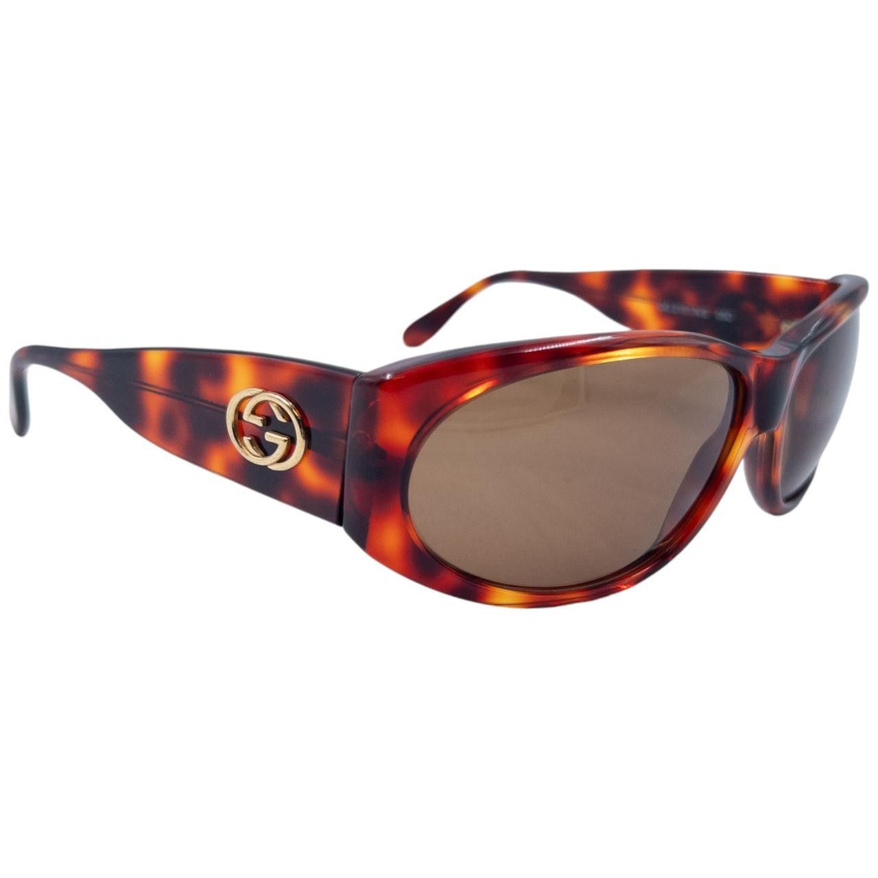 Gucci Vintage Gucci Tortoise Shell Sunglasses Size ONE SIZE - 1 Thumbnail