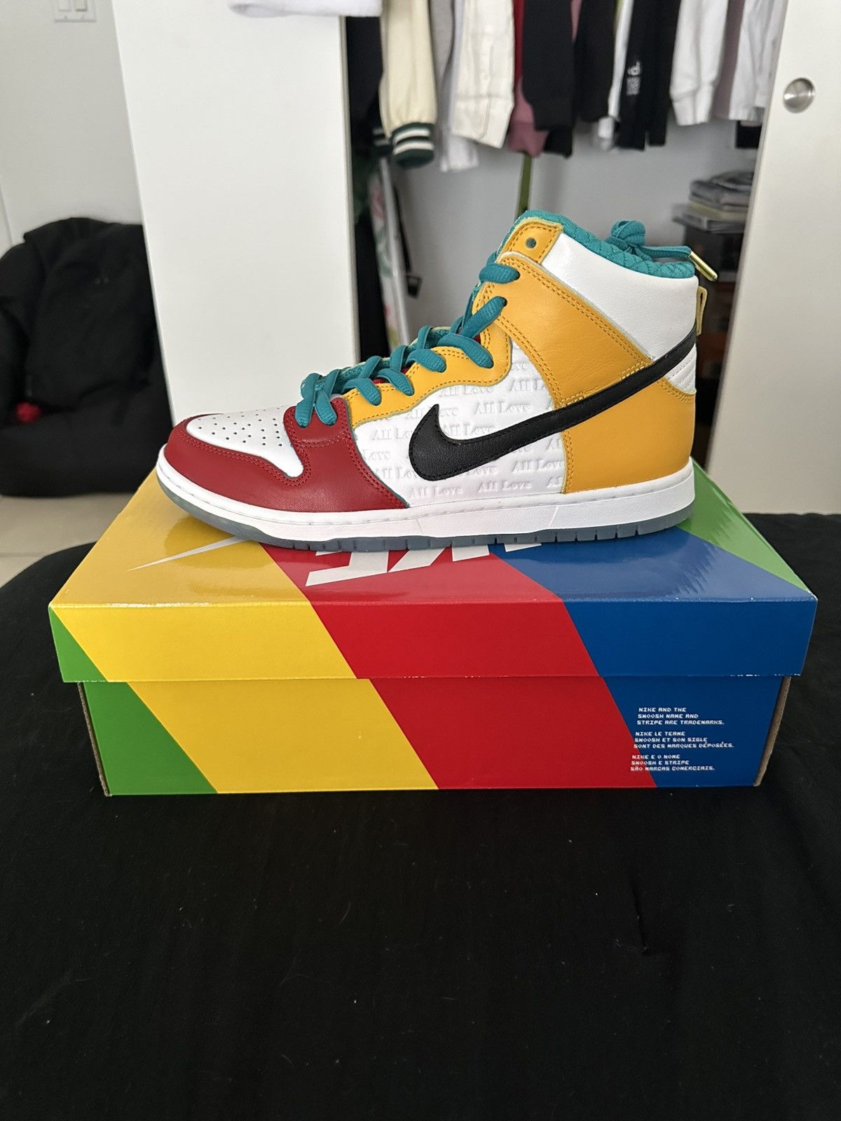Nike Nike SB Dunk FroSkate all love Size US 10.5 / EU 43-44 - 2 Thumbnail