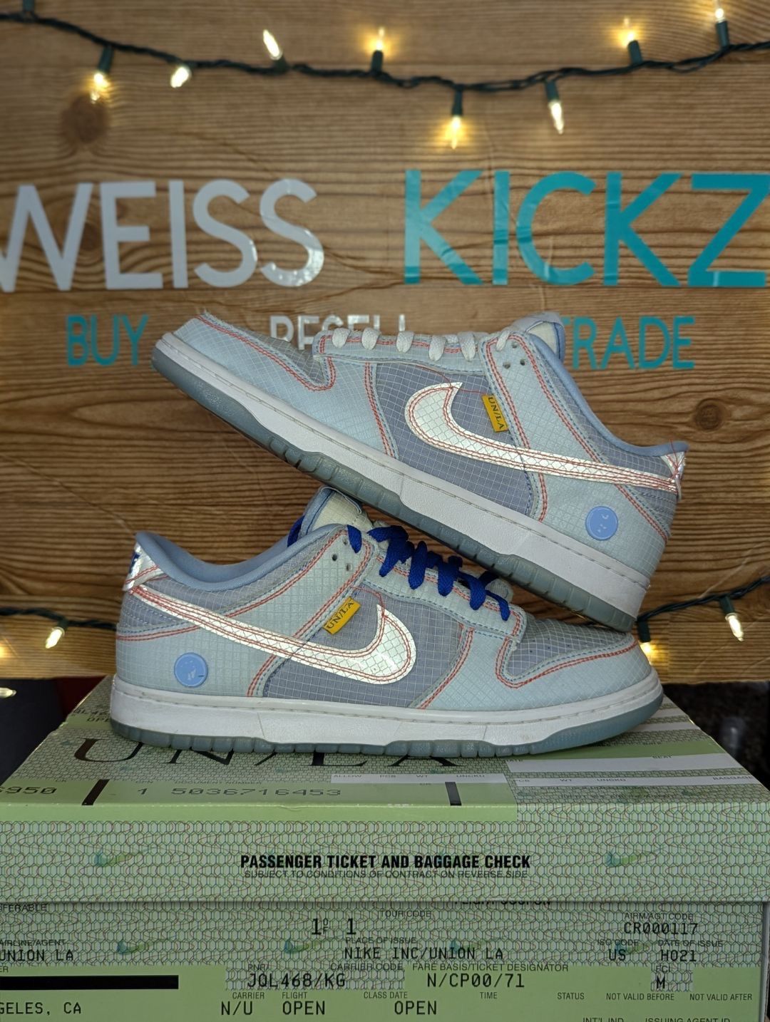 Nike Sunk low union Argon Size US 9 / EU 42 - 2 Thumbnail