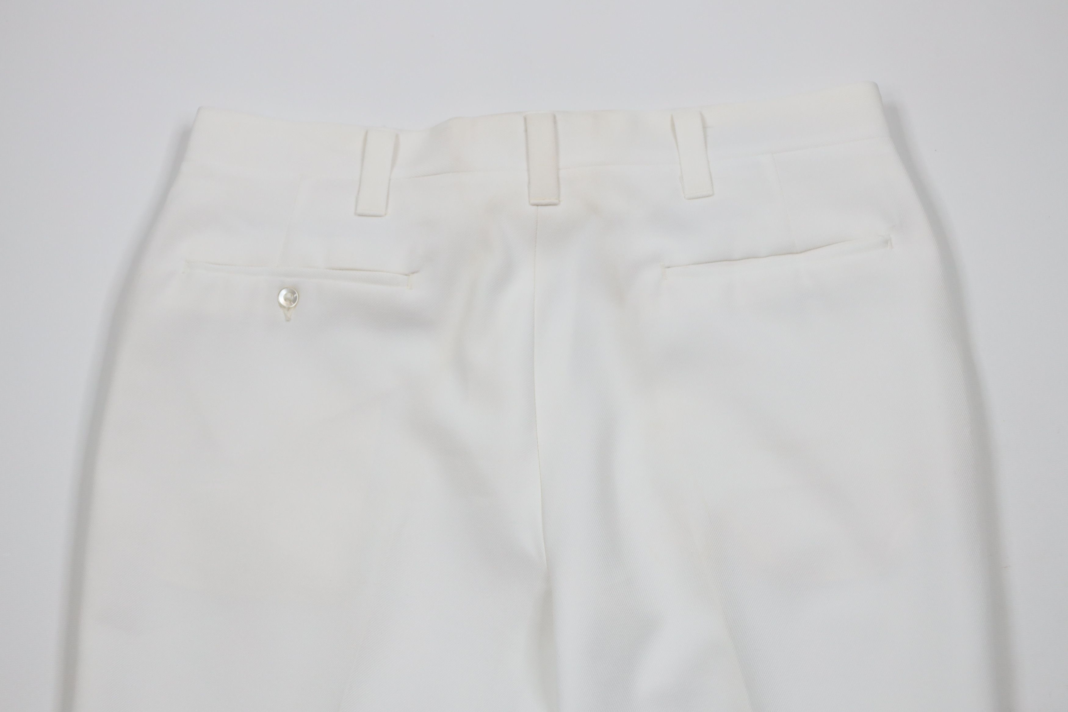 Vintage Vintage 70s Streetwear Flared Wide Leg Chino Pants White USA Size US 32 / EU 48 - 13 Thumbnail
