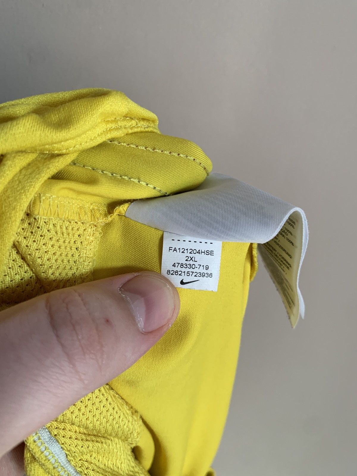 Nike FC Barcelona yellow soccer football shorts Nike Size US 38 / EU 54 - 13 Thumbnail