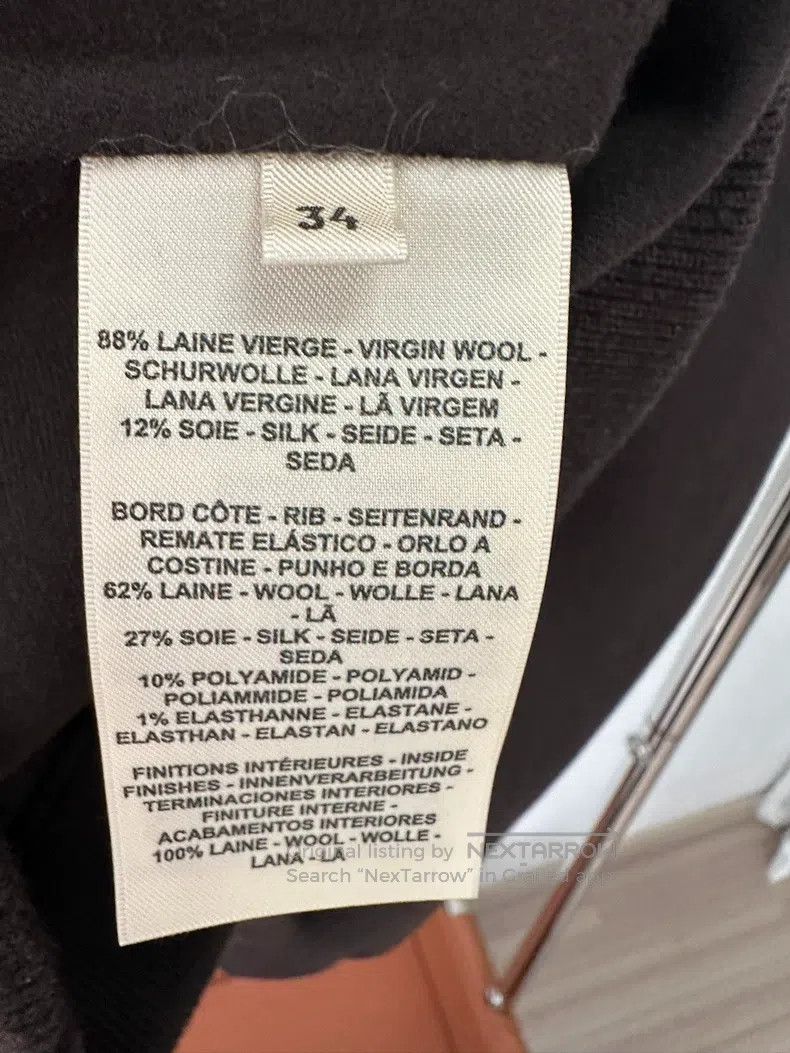 Hermes Hermes Caramel Cashmere Coat Jacket with Zipper Size XXS / US 00 / IT 34 - 3 Thumbnail