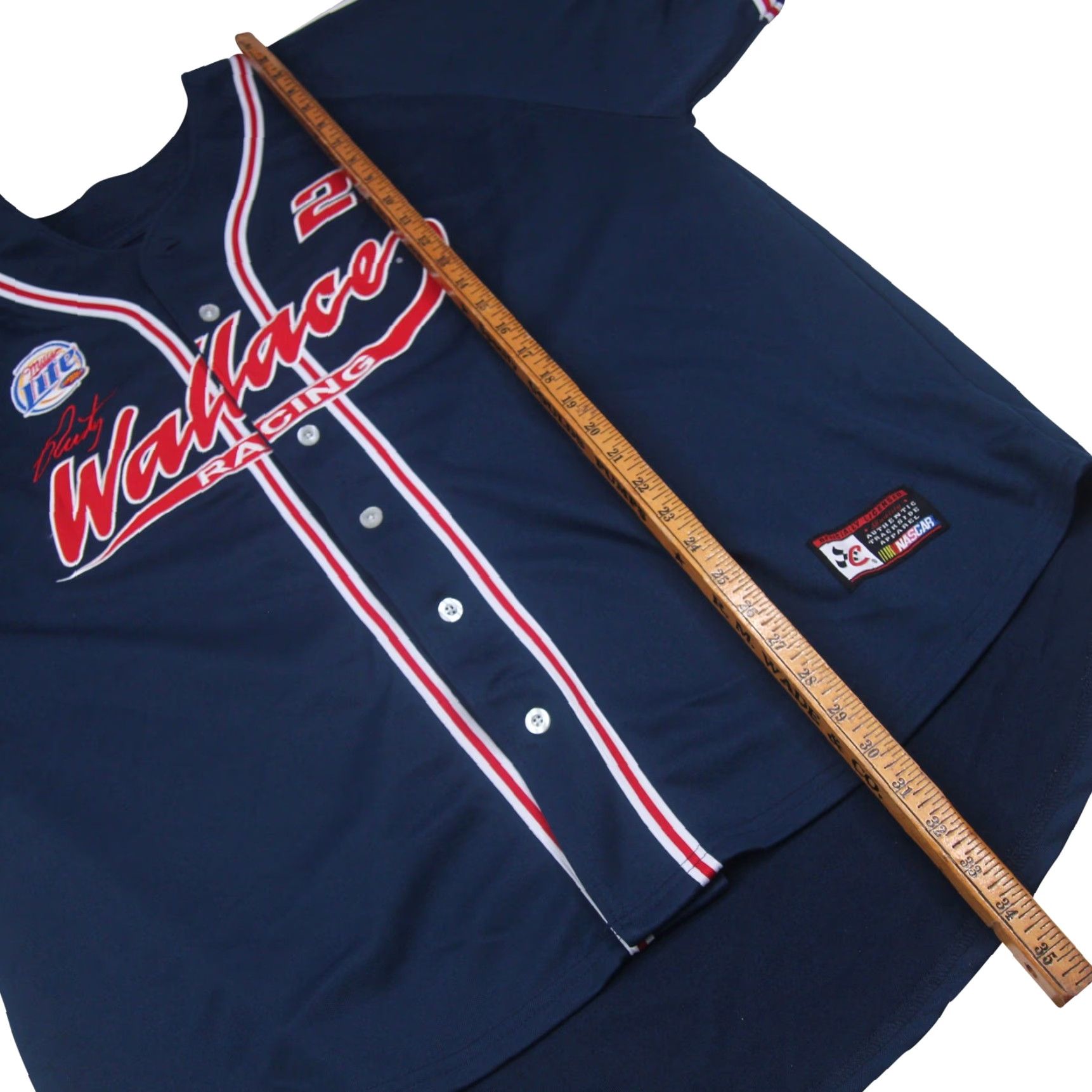 Chase Authentics VINTAGE Chase Authentics Rusty Wallace Mens XXL Baseball Jersey Blue Shirt 2XL Adult Mens Nike Size US XXL / EU 58 / 5 - 6 Thumbnail