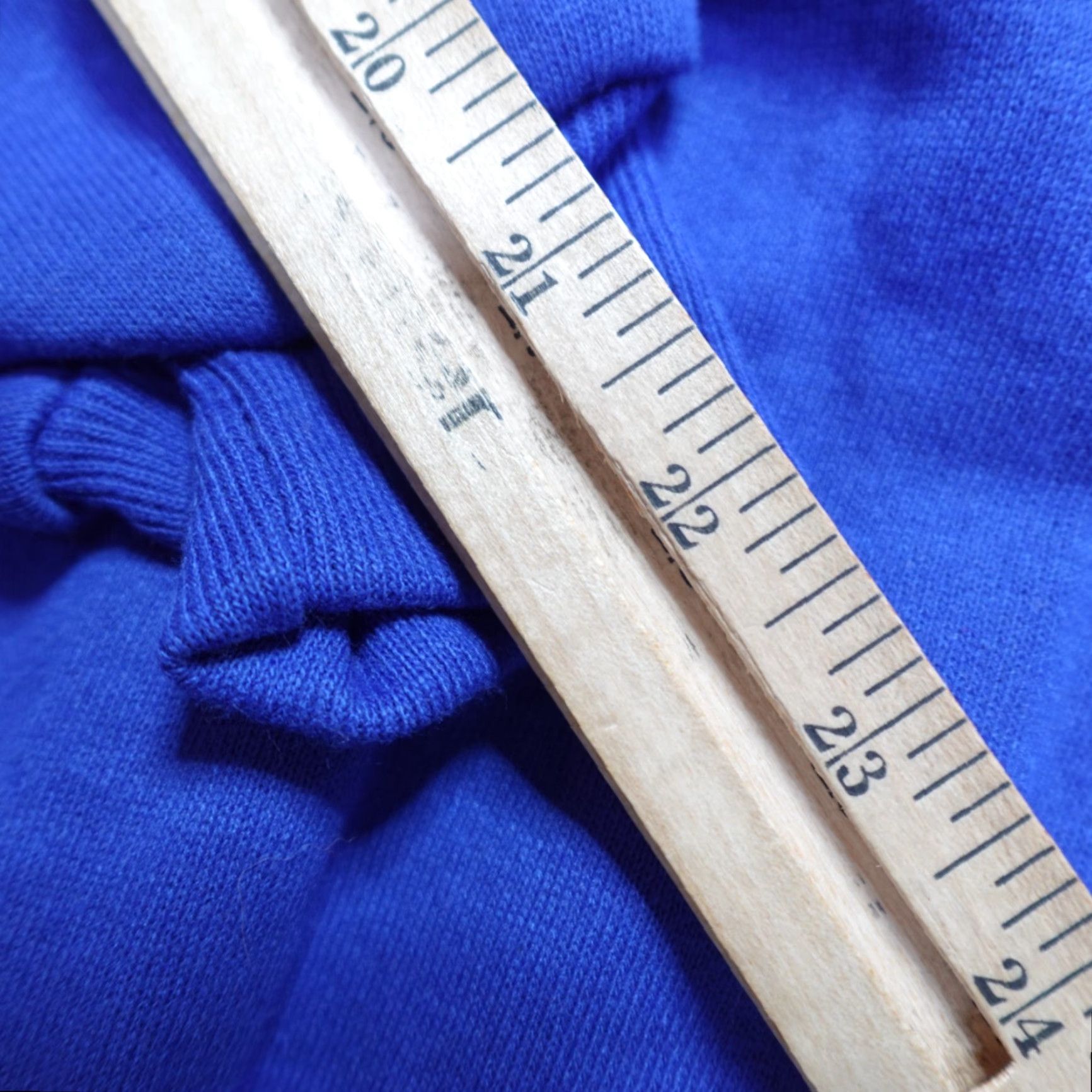 Jerzees VINTAGE Jerzees Sweatshirt Crew Neck Blue L USA Pullover Men Blank Made in USA NEW Old Stock Size US L / EU 52-54 / 3 - 8 Thumbnail
