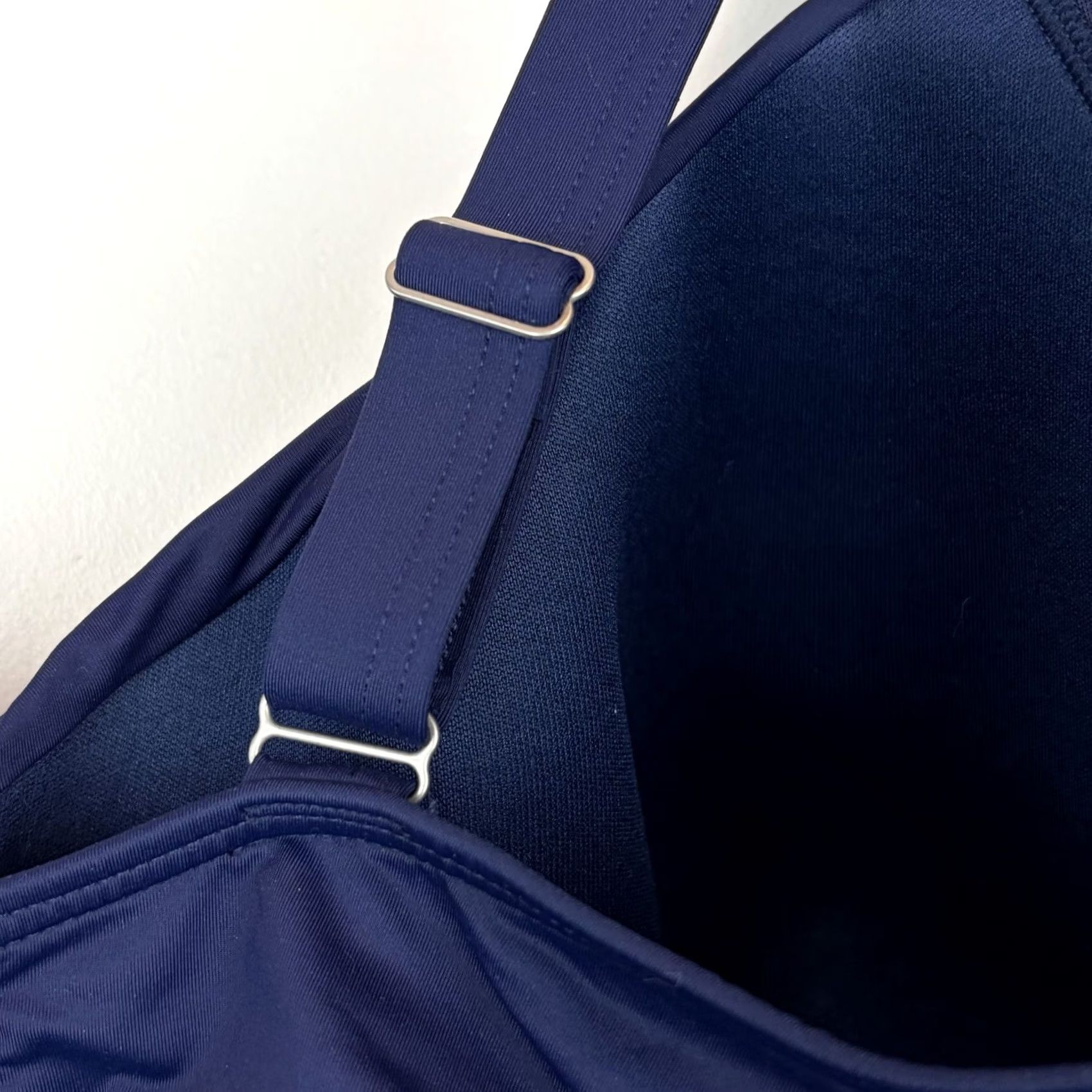 Lands' End Lands' End Bikini Top Womens 24W G Blue Swim Padded Stretch Twist Underwire New Size 4XL / US 24-26 - 6 Thumbnail