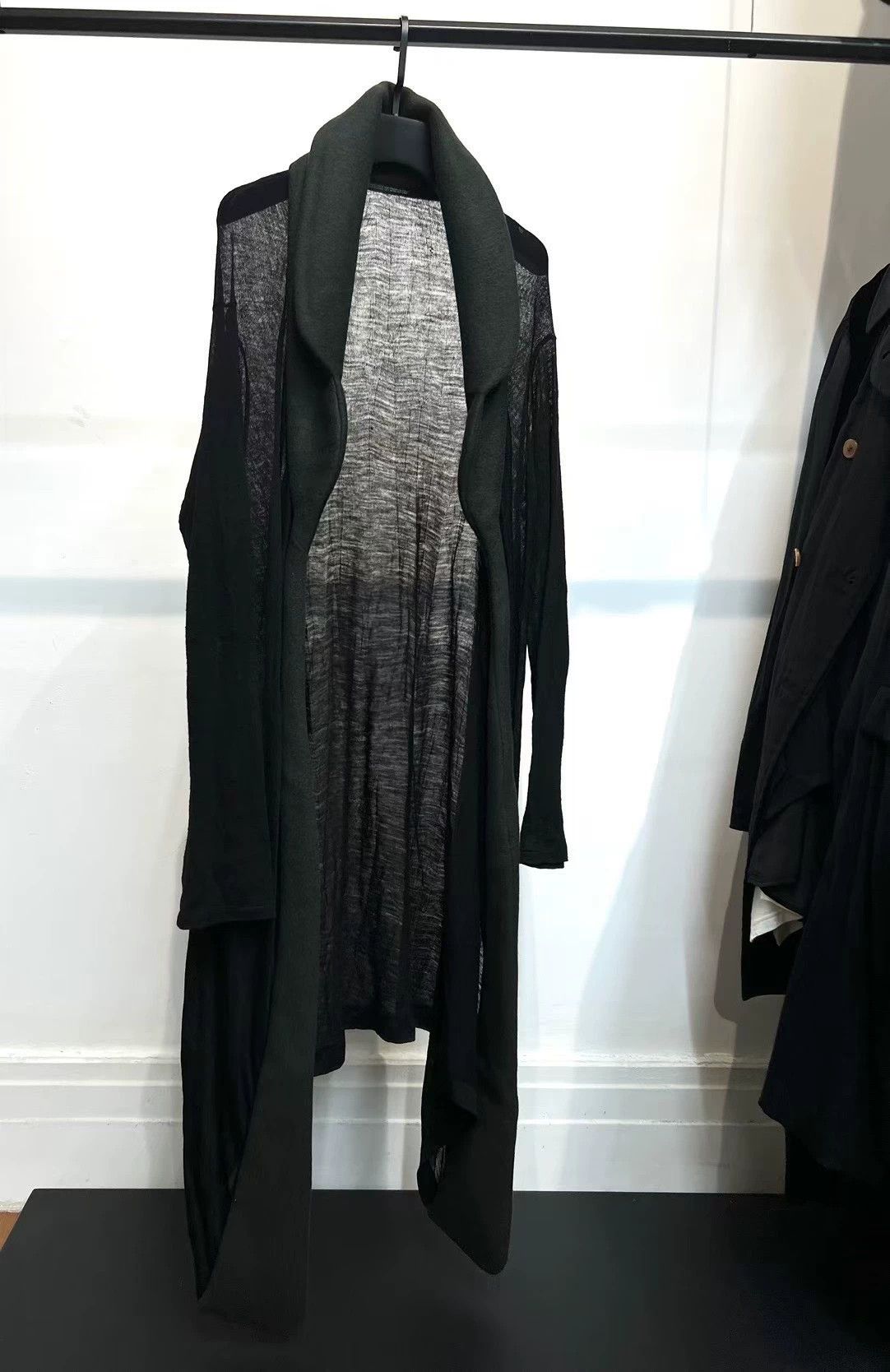 Yohji Yamamoto Yohji Yamamoto 1996 AW Wool Felt Cardigan M 95%W 5%N Size M / US 6-8 / IT 42-44 - 2 Thumbnail