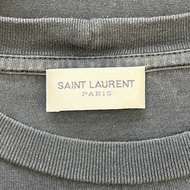 Saint Laurent Paris Saint laurent paris Blood Teeth Short Sleeve 2506-Nextarrow Size US S / EU 44-46 / 1 - 6 Thumbnail