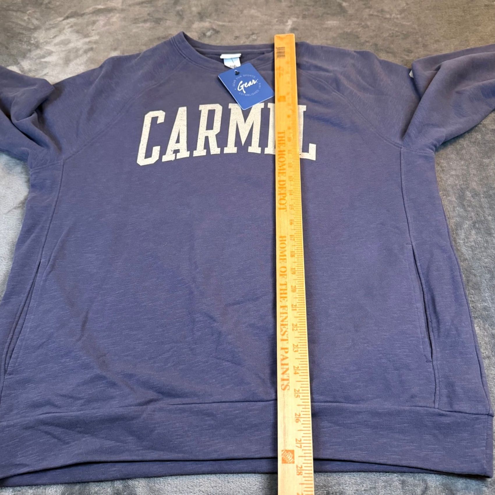 Vintage Gear For Sports Blue Crewneck Sweatshirt Mens L NWT Collegiate Pockets Graphic Print Vintage? No (adjusted) Size US L / EU 52-54 / 3 - 7 Thumbnail