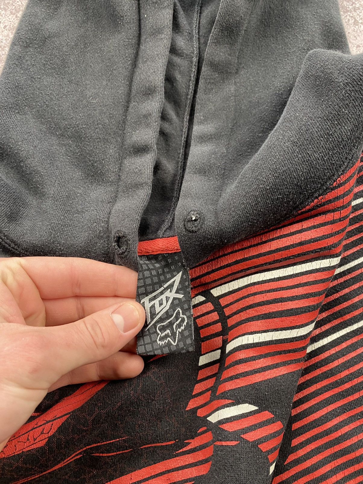 Affliction × JNCO × Vintage Crazy Vintage Y2K FOX Hoodie JNCO Affliction Cyber Brunge Size US XL / EU 56 / 4 - 8 Thumbnail