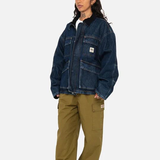 Stussy STUSSY SHOP JACKET WASHED CANVAS Size US S / EU 44-46 / 1 - 1 Thumbnail