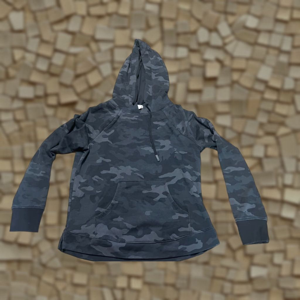 Athletic Works Athletic Works Hoodie Women's Small Gray Camouflage Pullover Hoodie Size S / US 4 / IT 40 - 1 Thumbnail