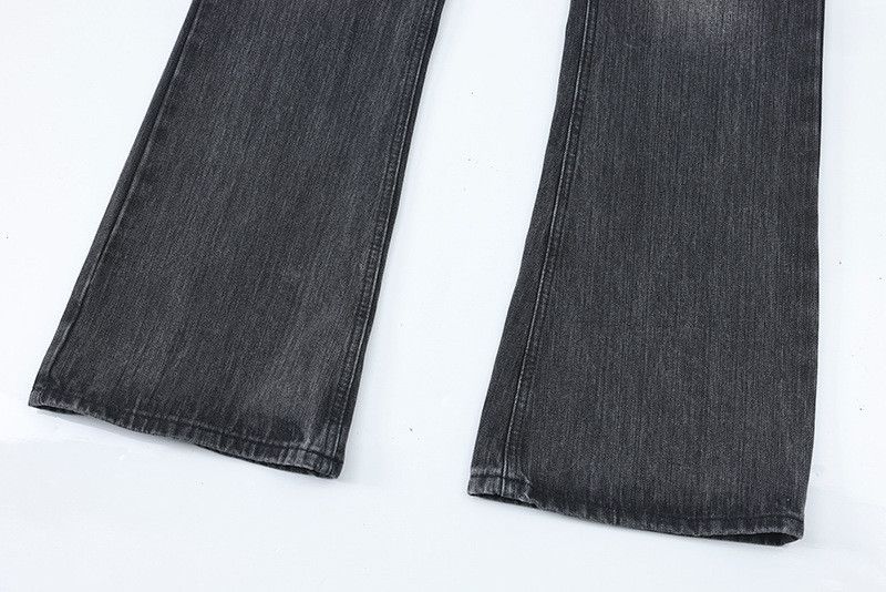 Vintage American street washed distressed cleanfit flared jeans Size US 32 / EU 48 - 6 Thumbnail
