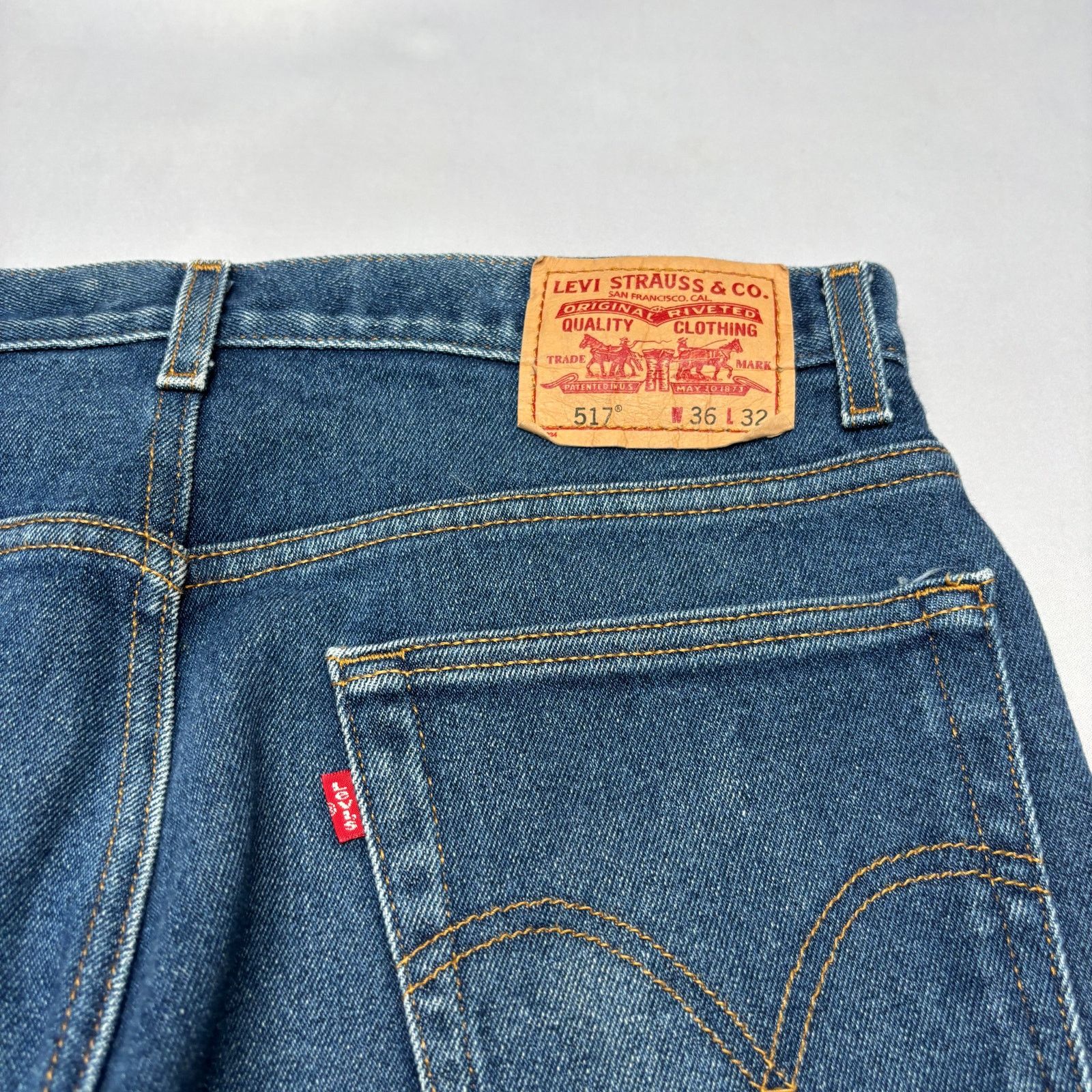 Levi's Vintage Levi's 517 Boot Cut Jeans 34x32 Flare Y2K Cowboy Size US 34 / EU 50 - 4 Thumbnail