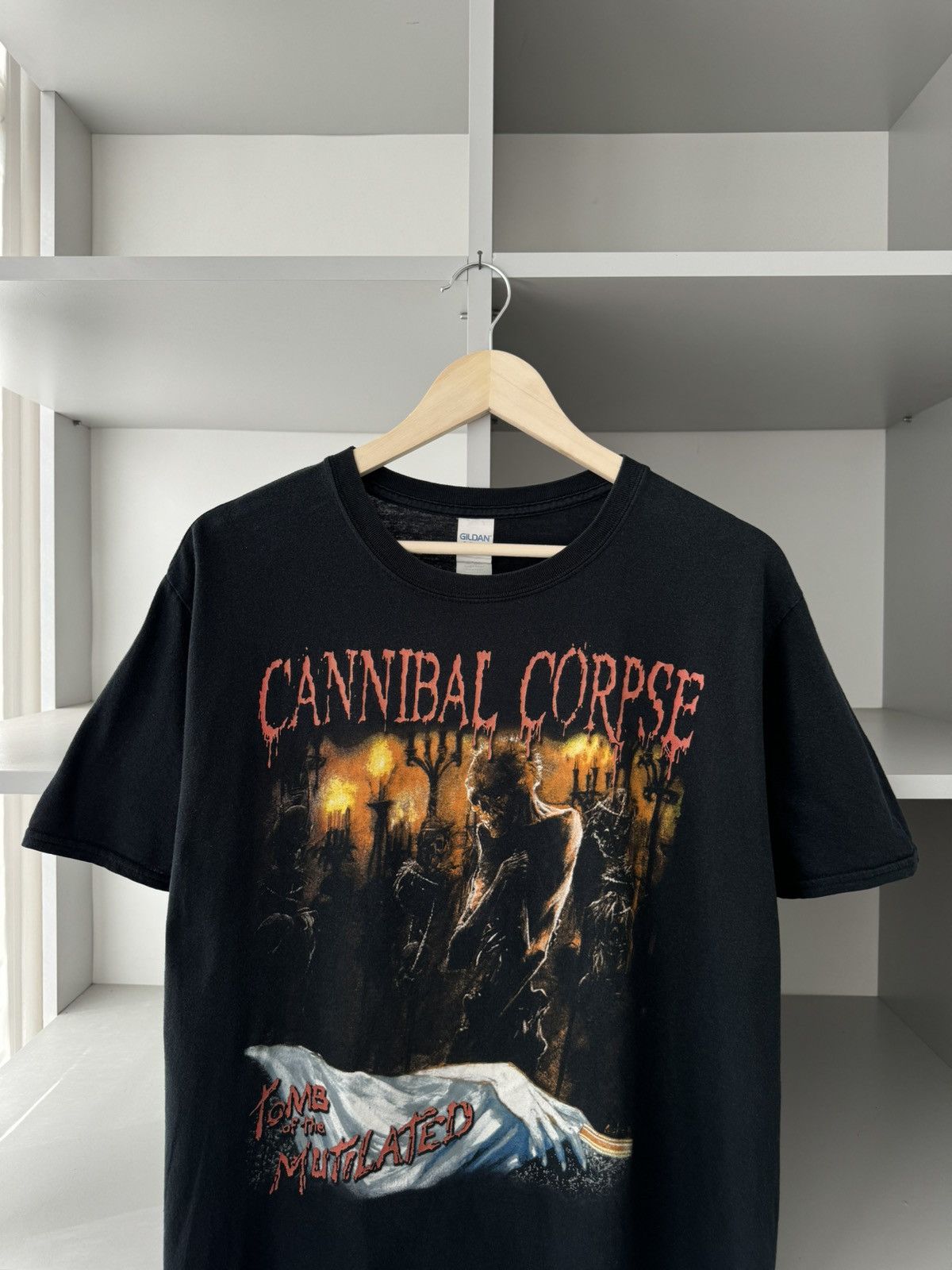 Band Tees × Vintage Cannibal Corpse Tomb of the Mutilated Vintage T Shirt Size US L / EU 52-54 / 3 - 3 Thumbnail