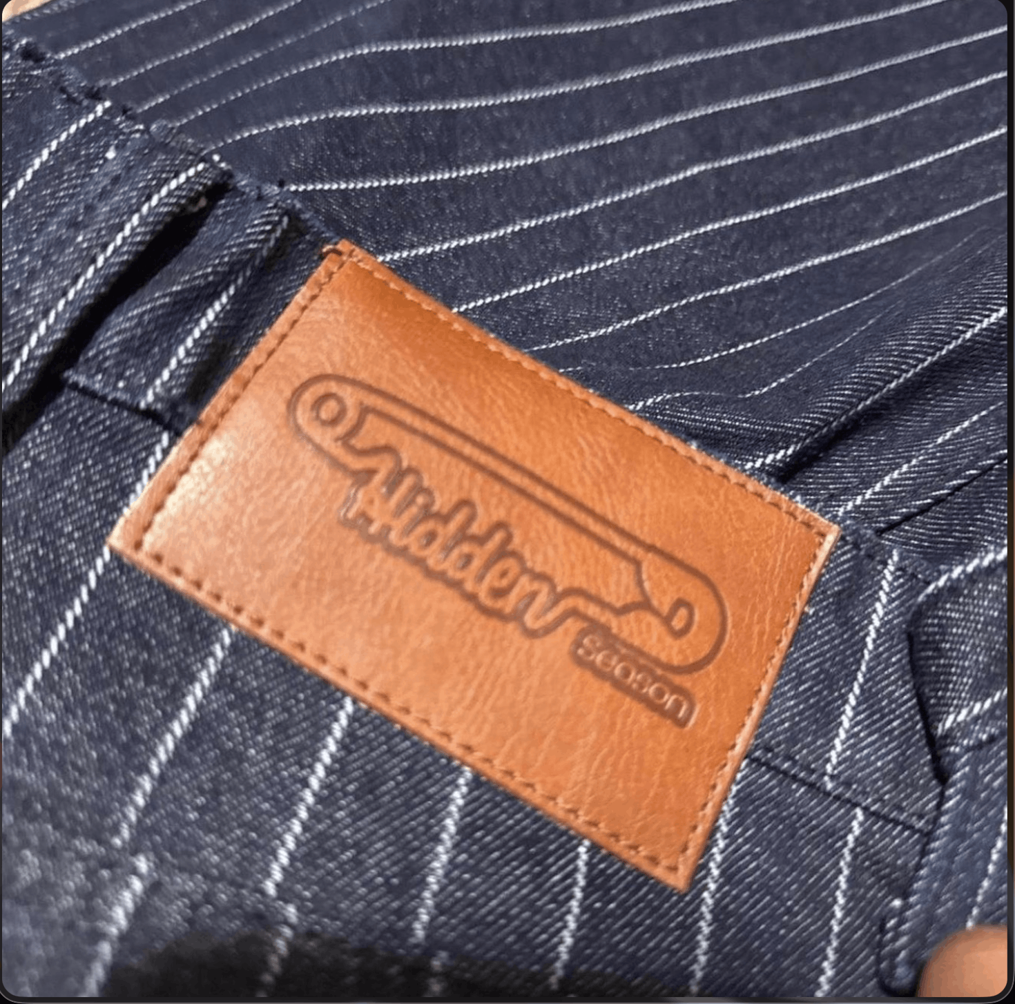 The GV Gallery Hidden Season Baggy Pinstripe Denim Size US 30 / EU 46 - 4 Thumbnail