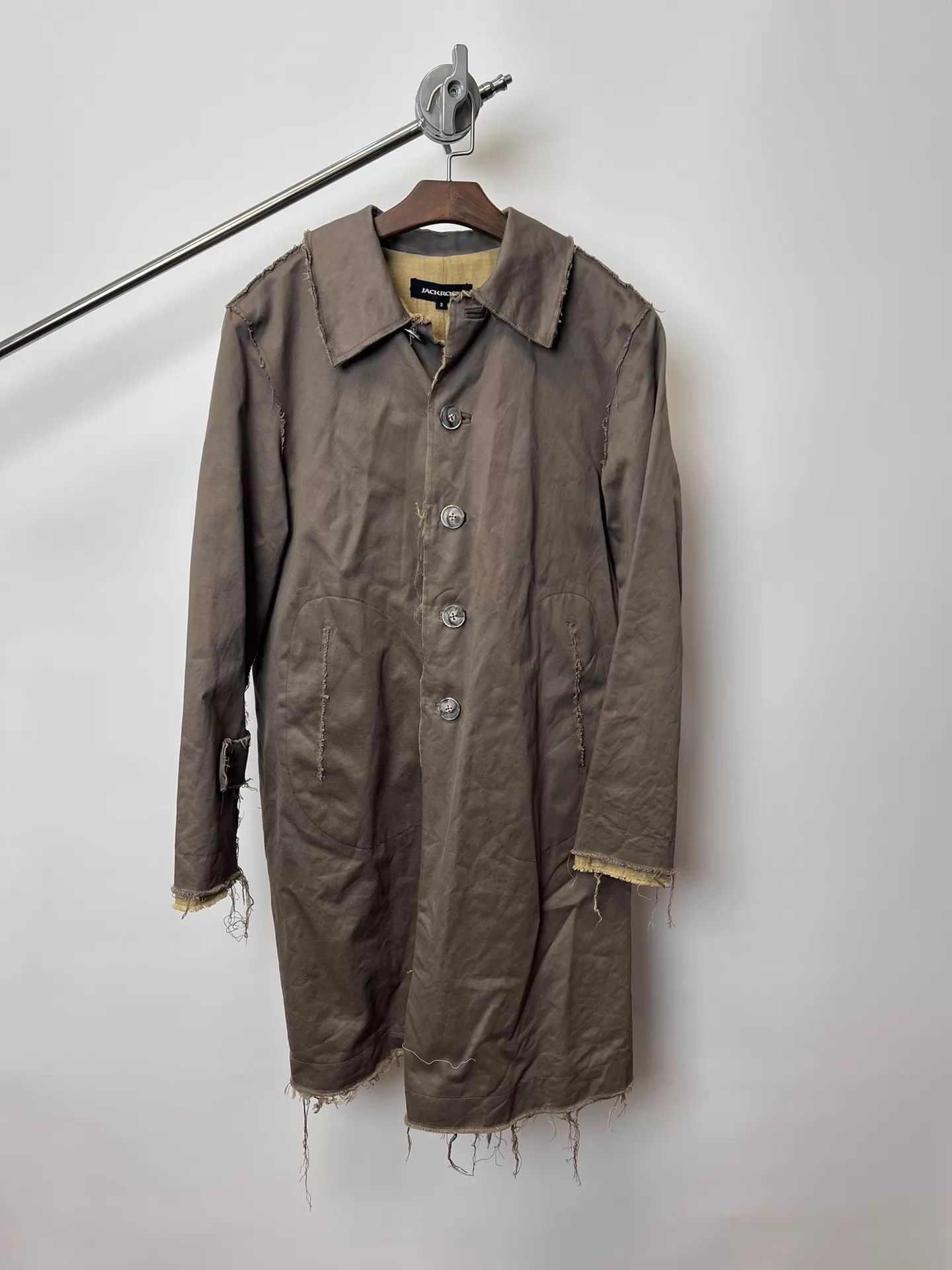 JACKROSE jackrose vintage distressed fringe 2-layer coat Size US L / EU 52-54 / 3 - 1 Thumbnail