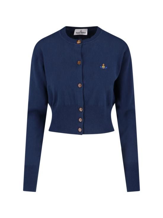 Vivienne Westwood VIVIENNE WESTWOOD Women Sweater 1803002U Y001V K410 Blue Size L / US 10 / IT 46 - 1 Thumbnail