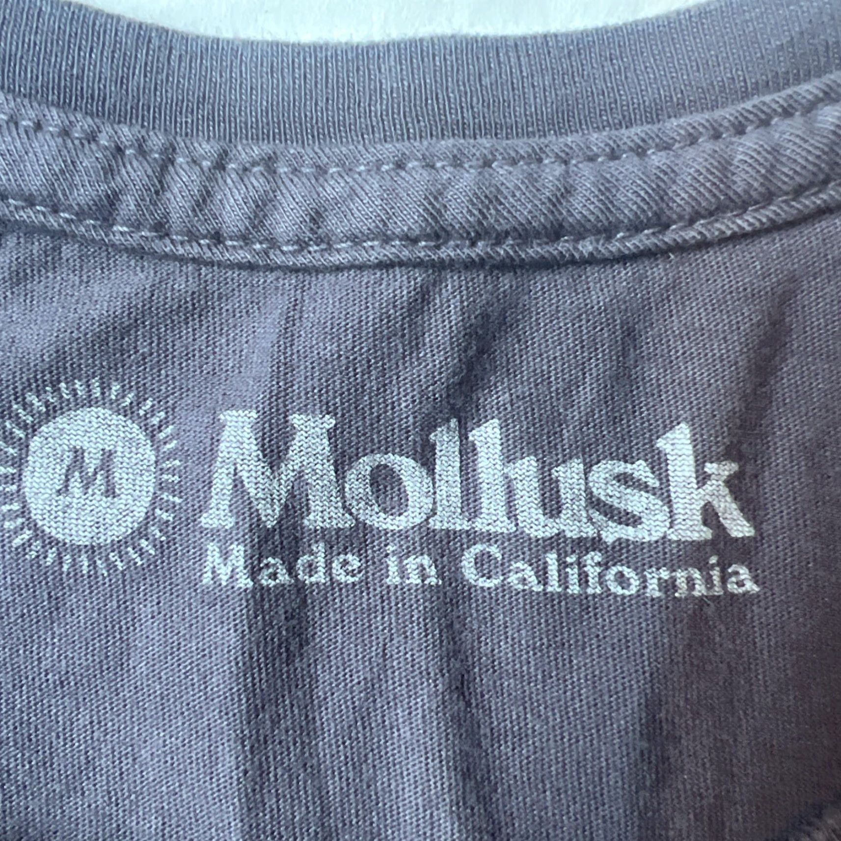 Vintage Mollusk California Sun Rays Shirt Medium Surfer Vintage Men Gray Cotton Knit Short Sleeve Crew Neck Logo T-Shirt Size US M / EU 48-50 / 2 - 7 Thumbnail
