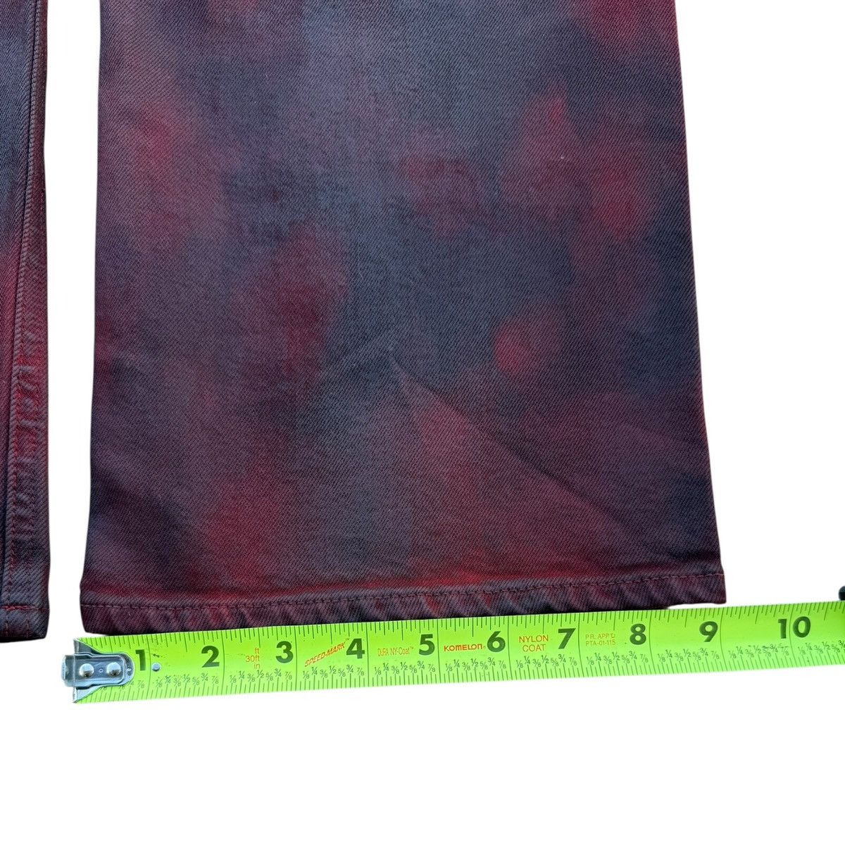 Prps PRPS Barracuda Relaxed Fit Maroon Overdyed Jeans 38 NWT Size US 38 / EU 54 - 10 Thumbnail