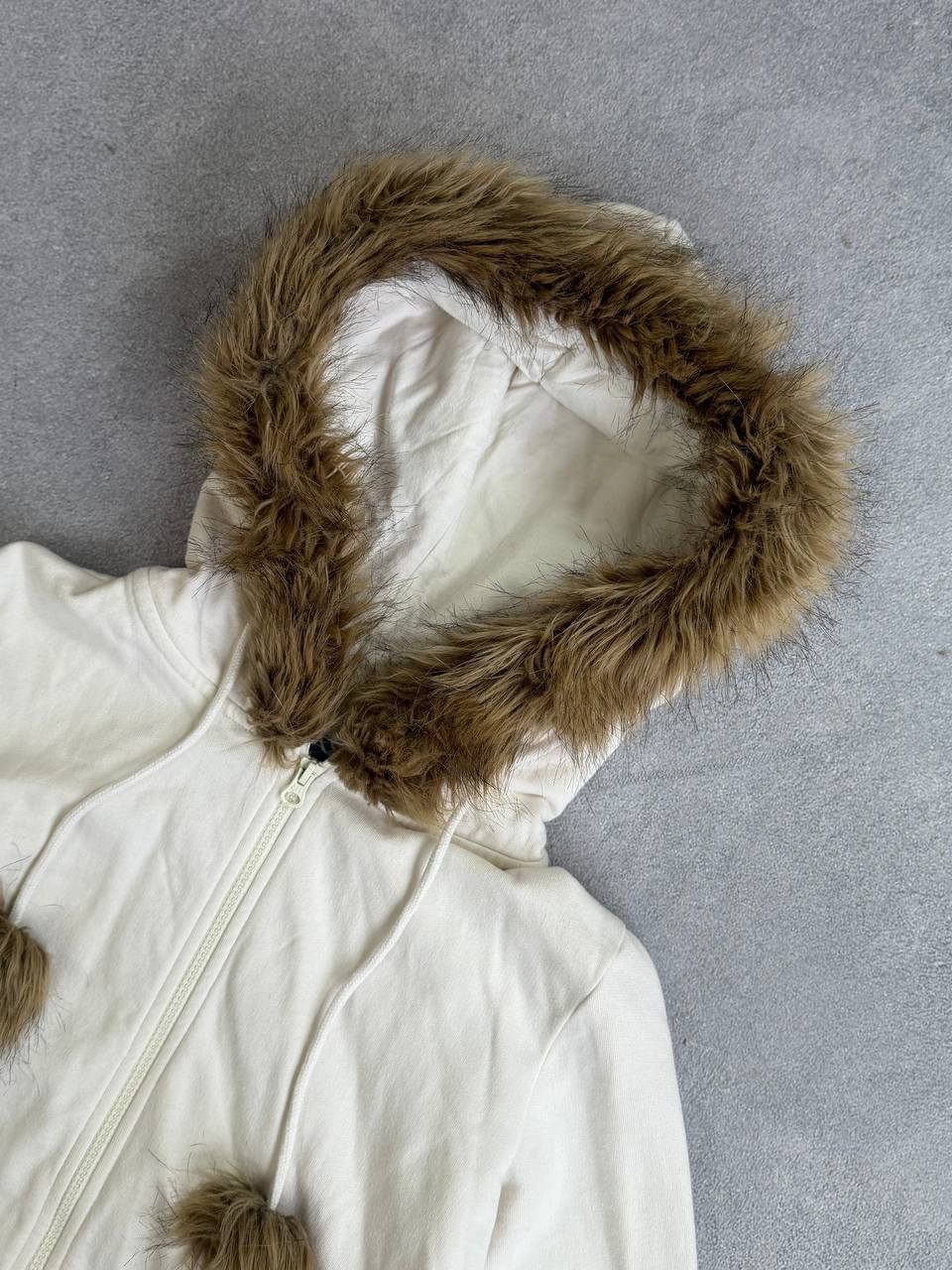 Japanese Brand VTG Faur Fur Avant-Garde Y2K Hoodie Retro Fell Size US S / EU 44-46 / 1 - 7 Thumbnail