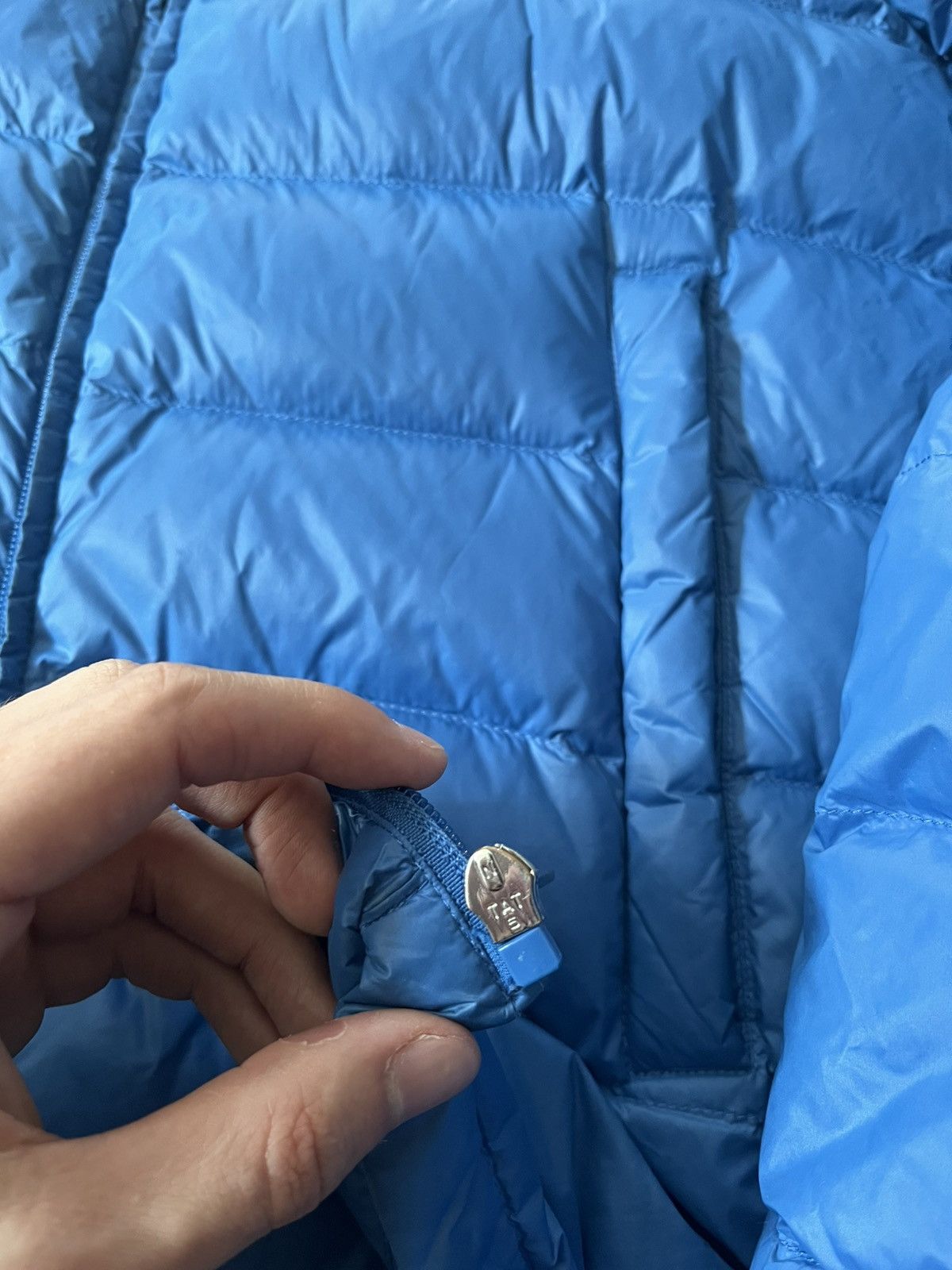 Prada Prada blue light puffer jacket logo rare Size US M / EU 48-50 / 2 - 13 Thumbnail