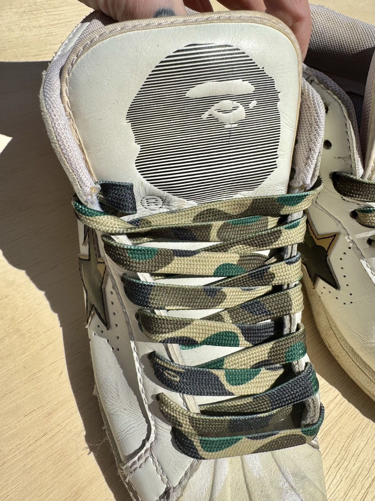 Bape × Nigo OG BAPE A BATHING APE VINTAGE NIGO JAPAN SNEAKERS Size US 5.5 / EU 38 - 4 Thumbnail