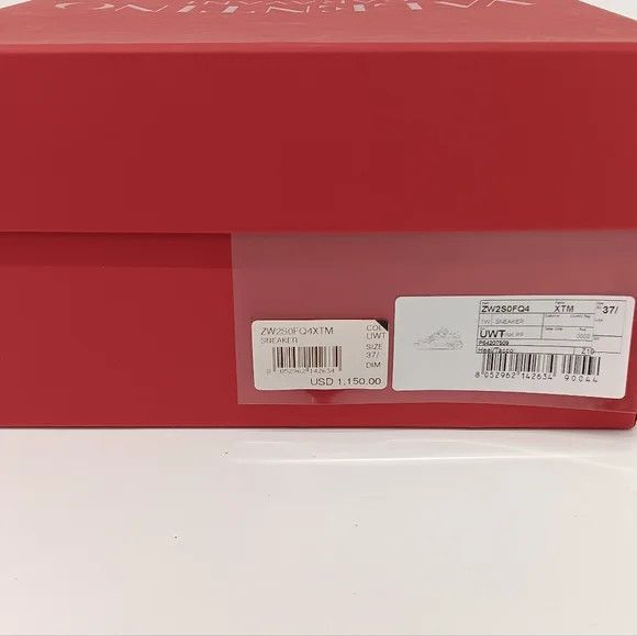 Valentino Valentino One Stud XL Fuchsia Leather Sneakers -EU37.5/US7.5 Size US 7.5 / IT 37.5 - 16 Thumbnail