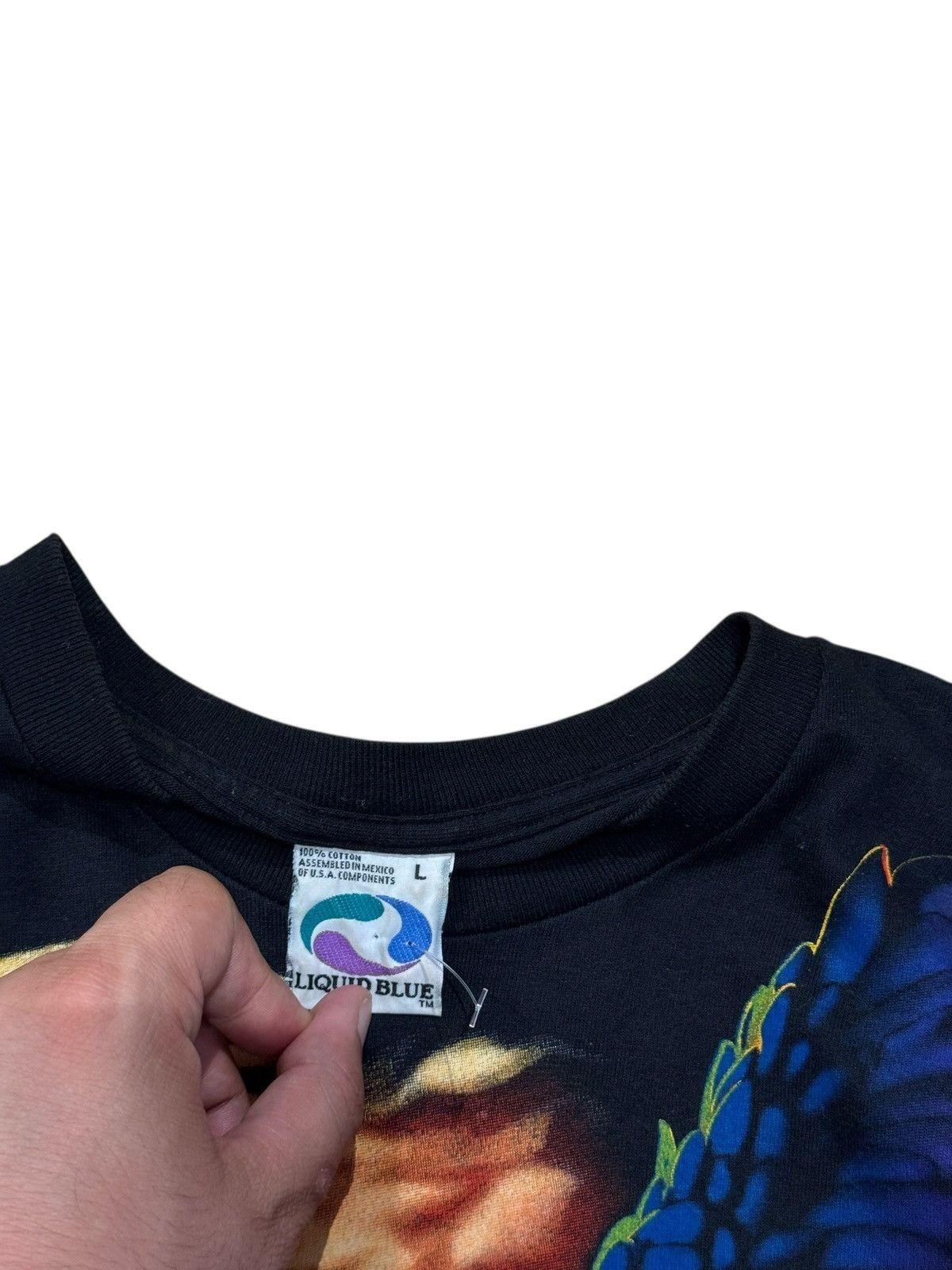 Liquid Blue Vintage Liquid Blue Pegasus AOP Size US L / EU 52-54 / 3 - 3 Thumbnail