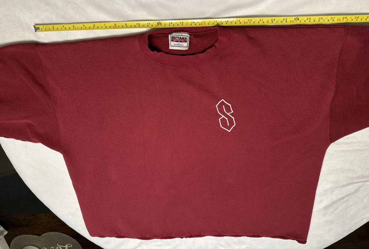Levi's × Vintage VTG Y2K Sweatshirt Boxy Fit Levi Britannia Men’s Size XL Size US XL / EU 56 / 4 - 8 Thumbnail