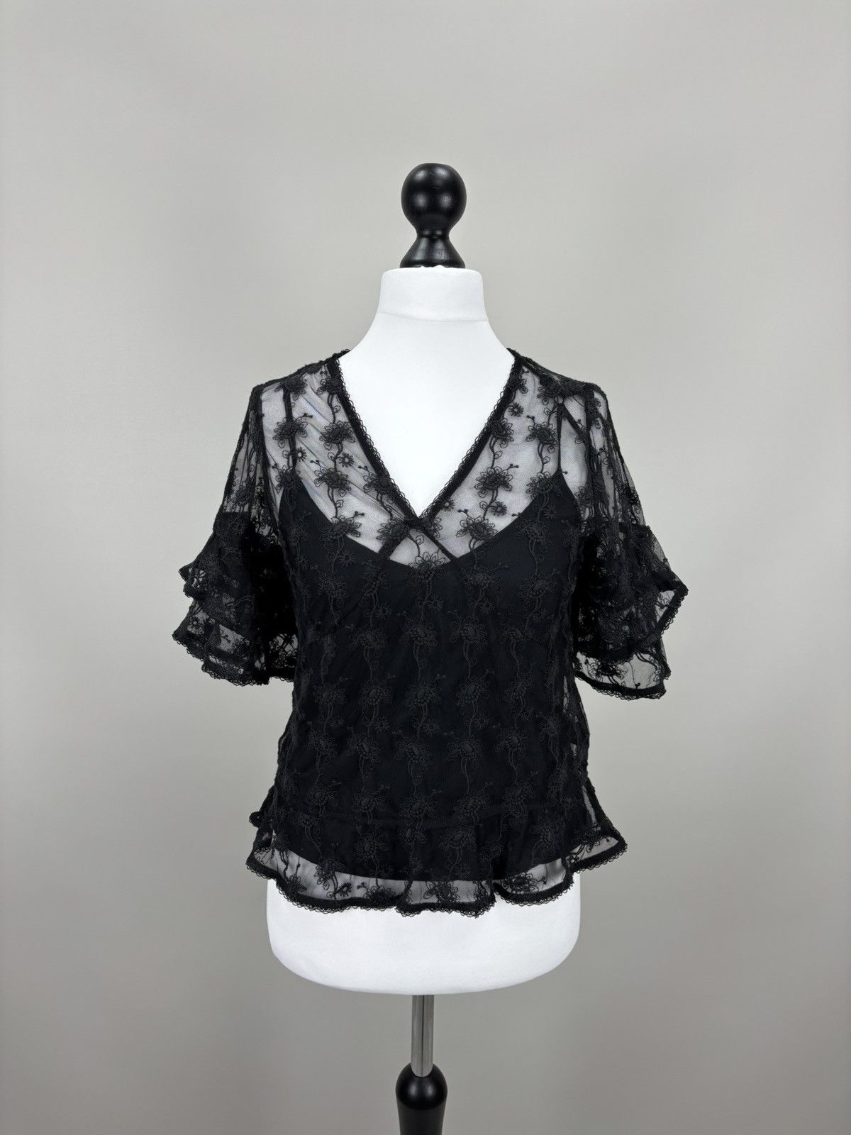 Allsaints Womens blouse AllSaints Size 38 Color Black Size XS / US 0-2 / IT 36-38 - 1 Thumbnail