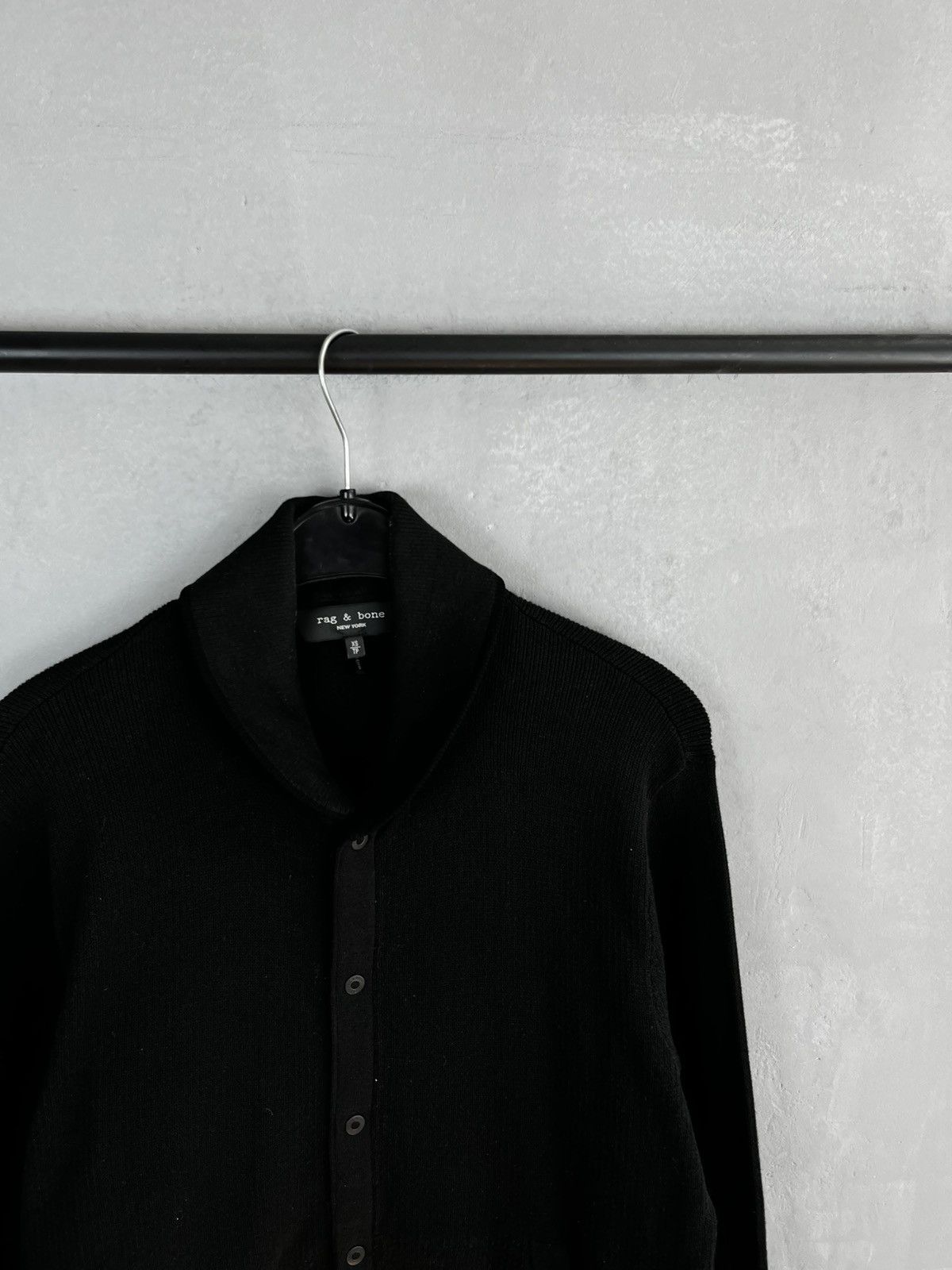 Rag & Bone Rag & Bone Cardiff Shawl Cardigan in Black Size US XS / EU 42 / 0 - 3 Thumbnail