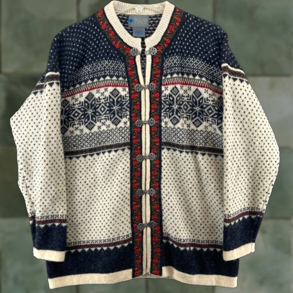 Vintage VINTAGE Squaw Valley Cardigan Womens Medium Wool Size M / US 6-8 / IT 42-44 - 1 Thumbnail