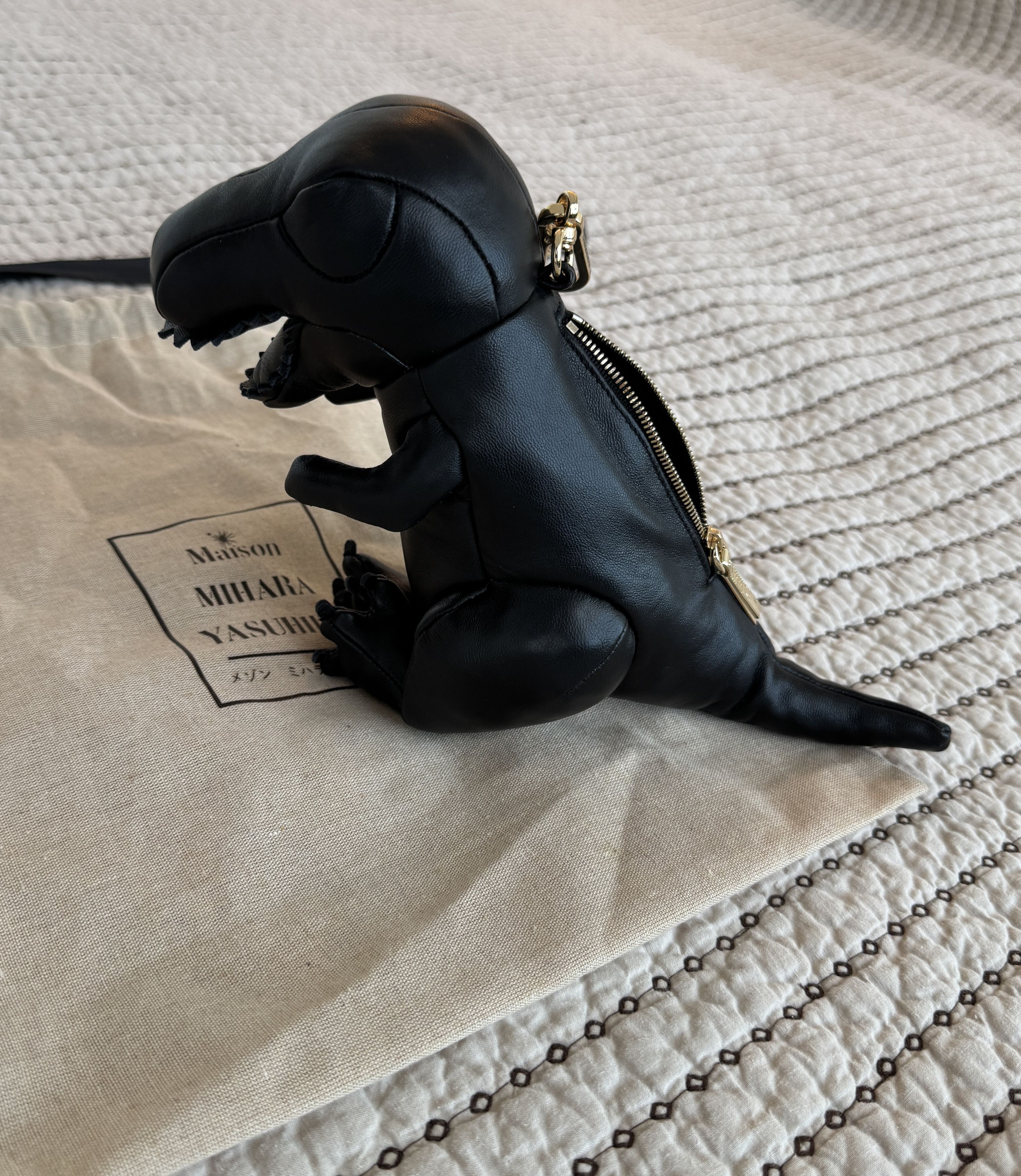 Maison MIHARA YASUHIRO MIHARAYASURHIRO MMY DOLLS COLLECTION T-REX MINI BAG BLACK Size ONE SIZE - 11 Thumbnail