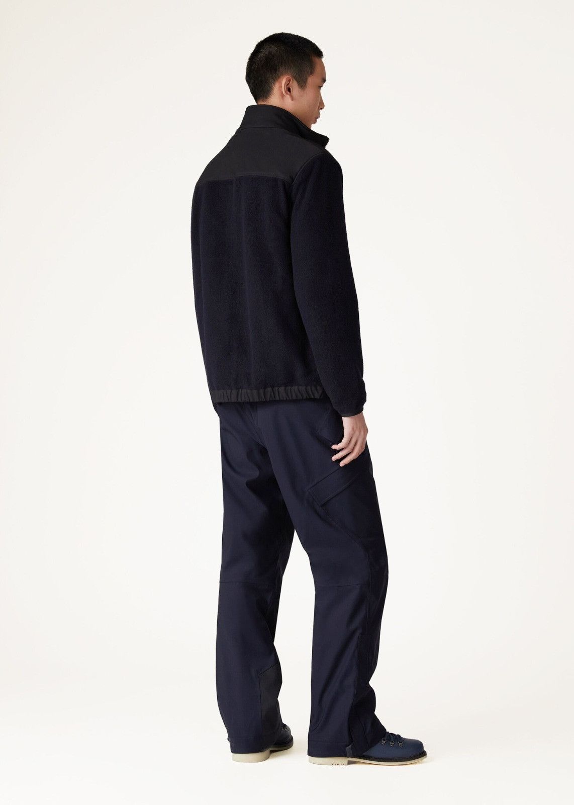 Loro Piana o1srvl11e1224 Mezzocollo Sweater in Navy Blue & Black Size US S / EU 44-46 / 1 - 5 Thumbnail