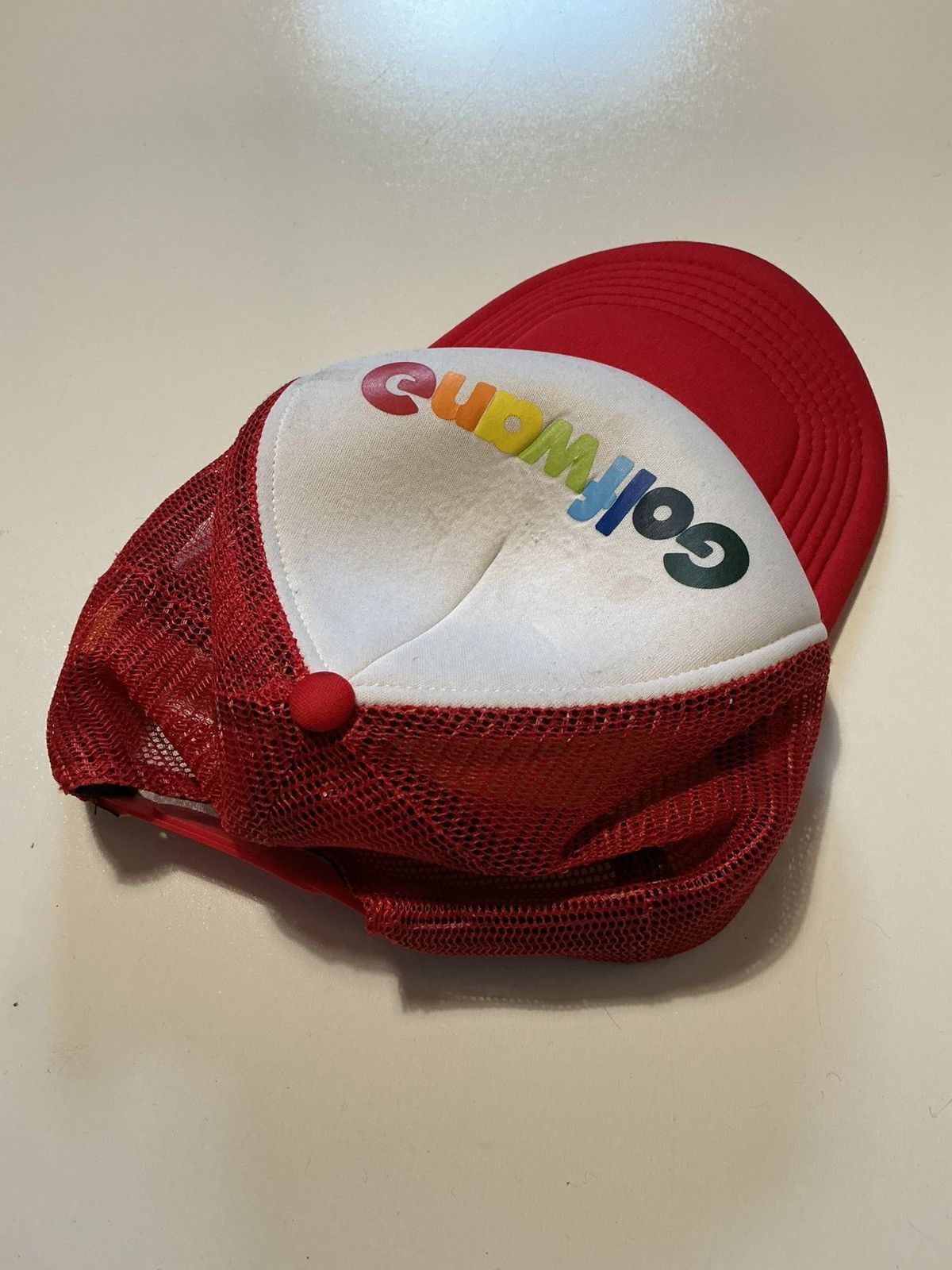 Golf Wang Golf Wang Tyler The Creator Script Snapback Trucker Cap Hat Size ONE SIZE - 6 Thumbnail