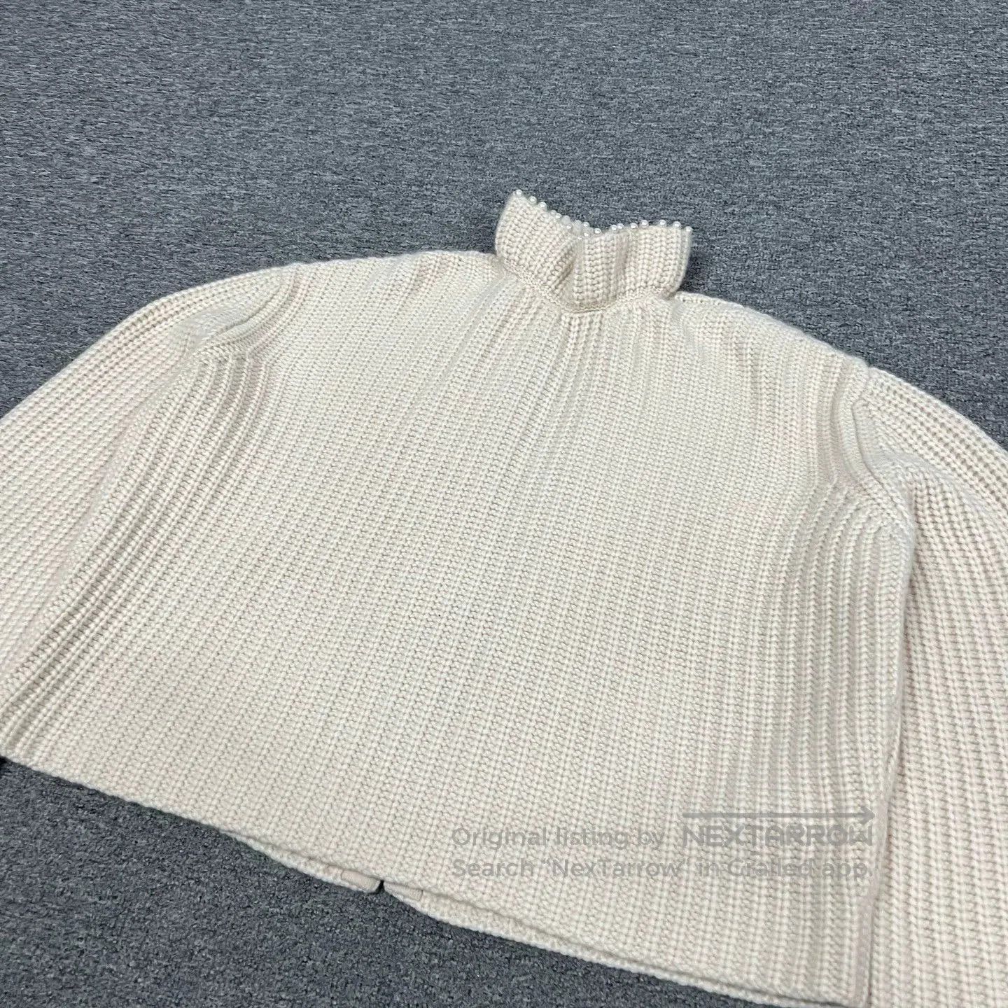 Loewe Loewe Pearl Embellished Knit Sweater M. Size US M / EU 48-50 / 2 - 4 Thumbnail